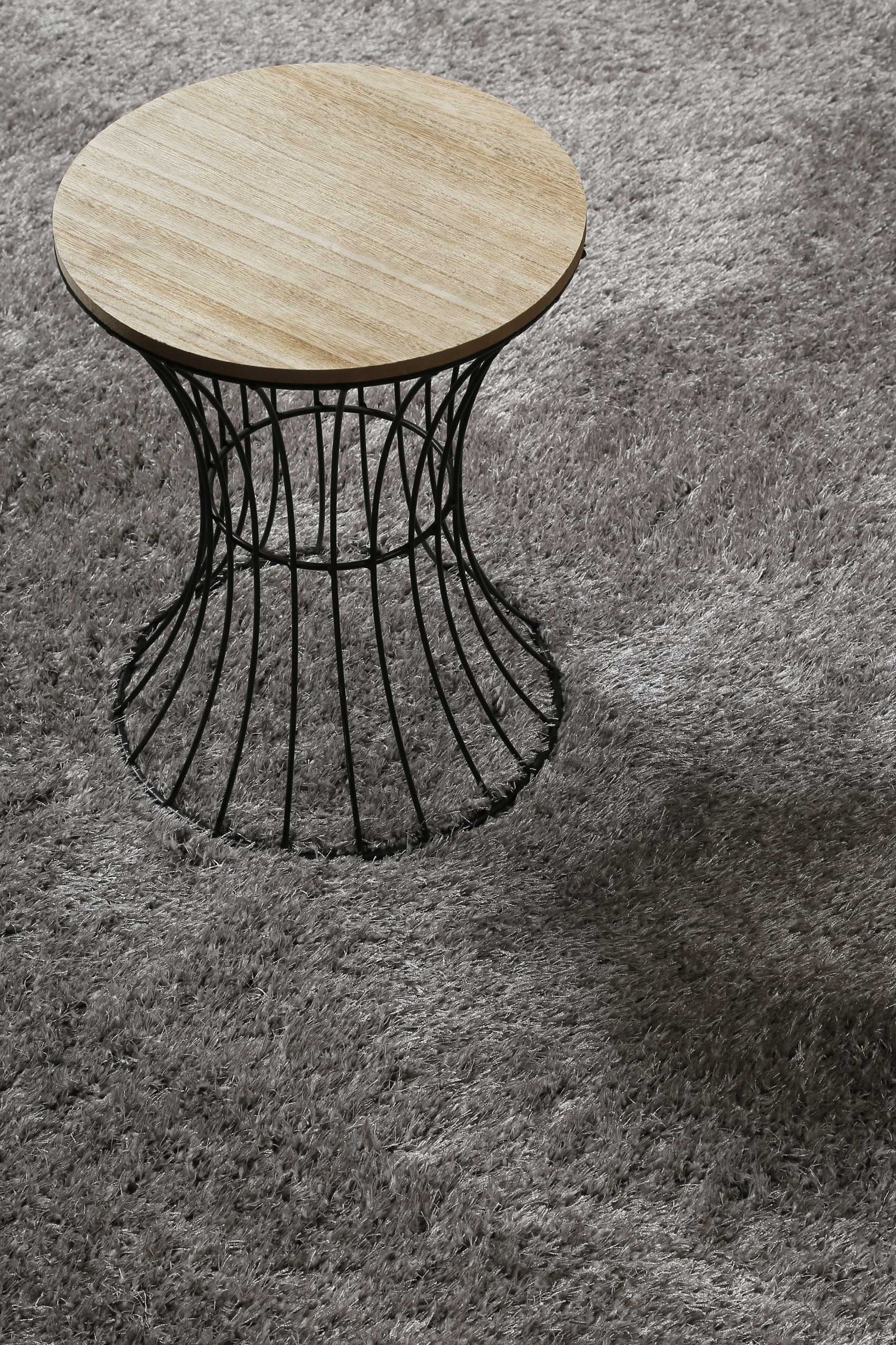 Homie Living Teppich »Flavio«, quadratisch, 30 mm Höhe, Hochflor, gewebt, weich, uni, Wohnzimmer, Schlafzimmer, waschbar