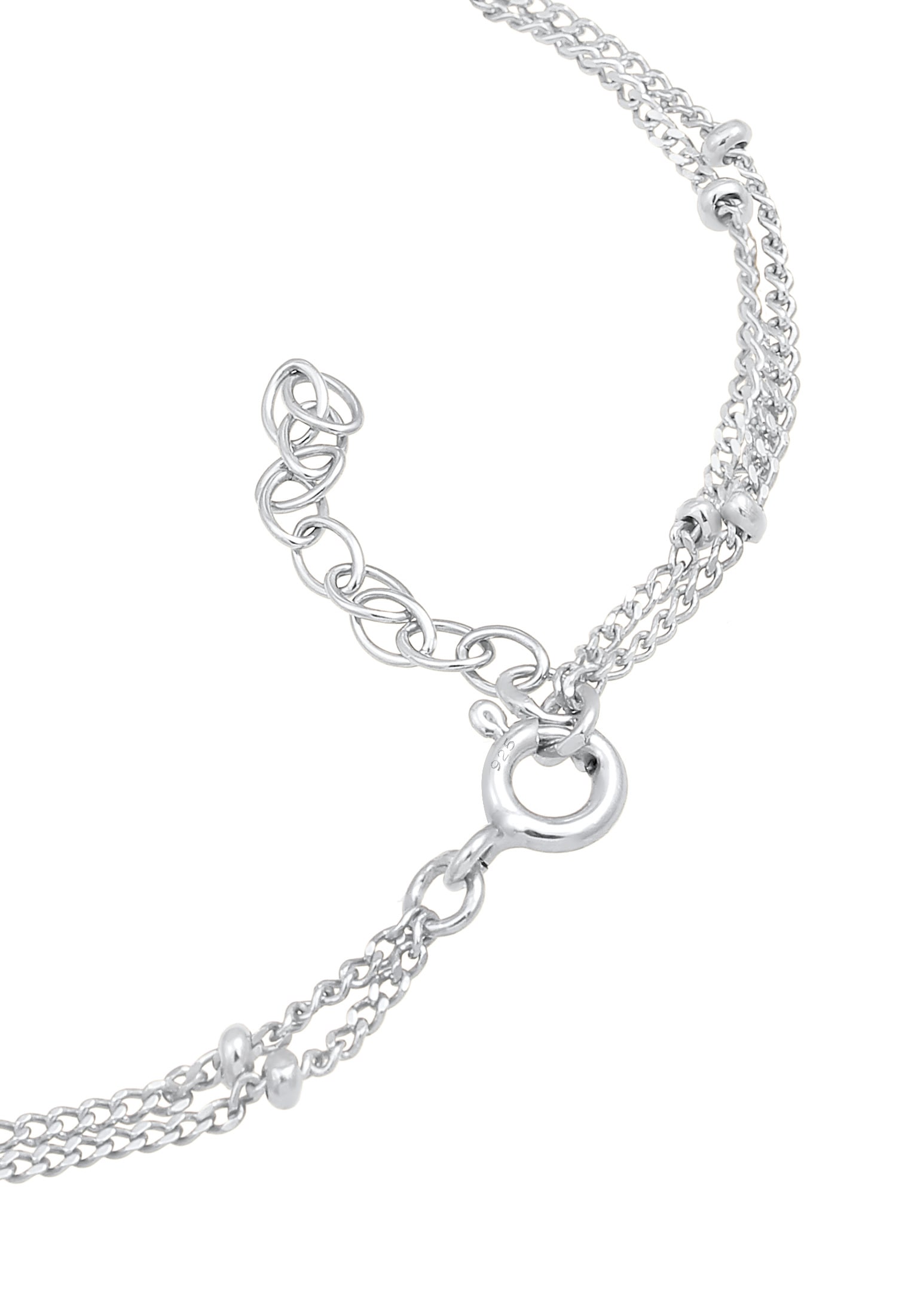 Elli Armband »Layer Kugel Kettchen Basic Trend 925er Silber«