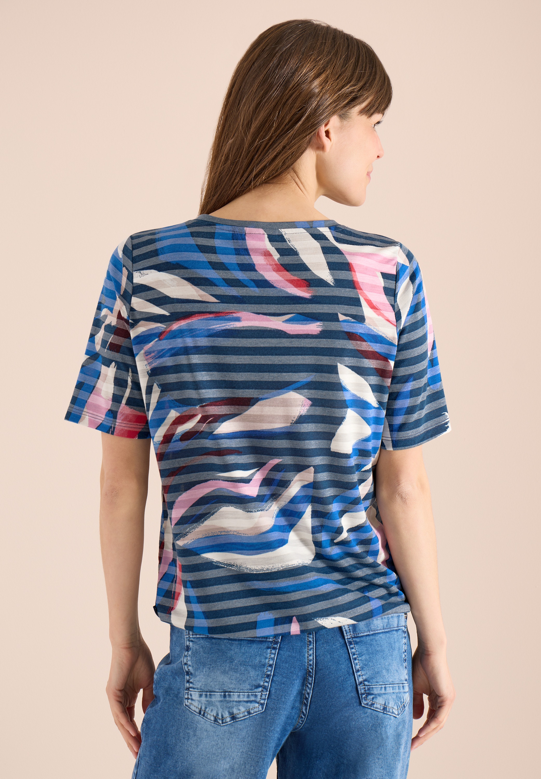 Cecil T-Shirt mit U-Boot-Ausschnitt günstig online kaufen