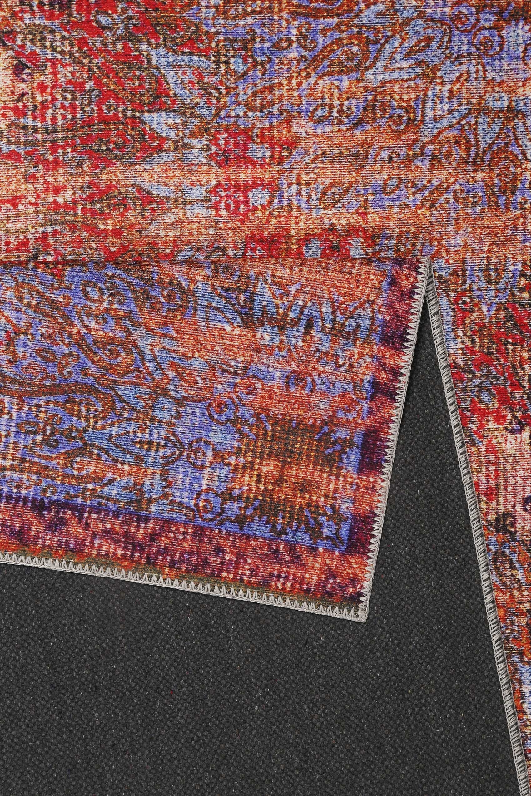 Wecon home Teppich »Rooftop« rechteckig 6 mm Höhe Vintage, Baumwolle, Kurzflor, Wohnzimmer, Schlafzimmer, Orient