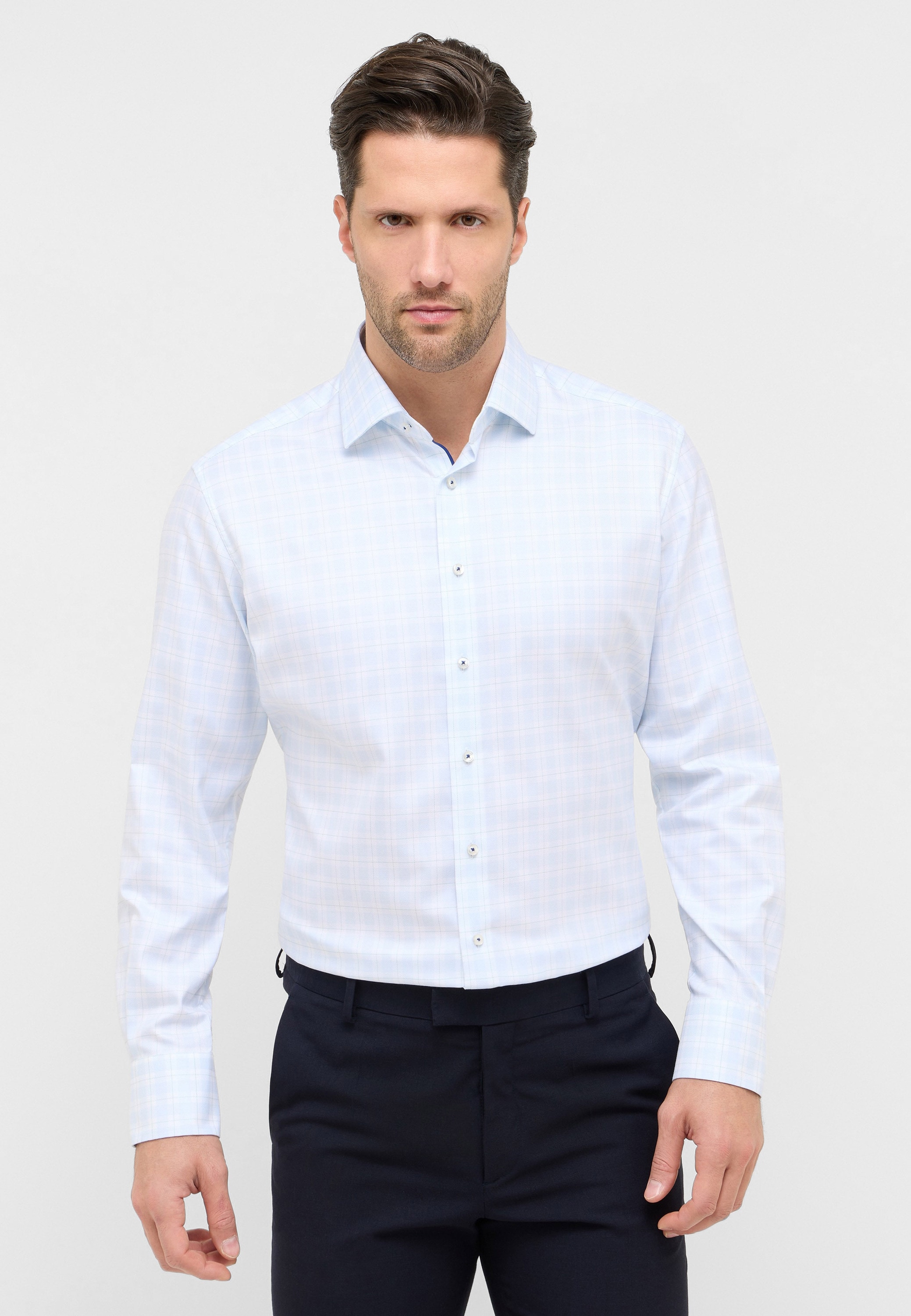 Eterna Langarmhemd "MODERN FIT" NON IRON (bügelfrei) günstig online kaufen