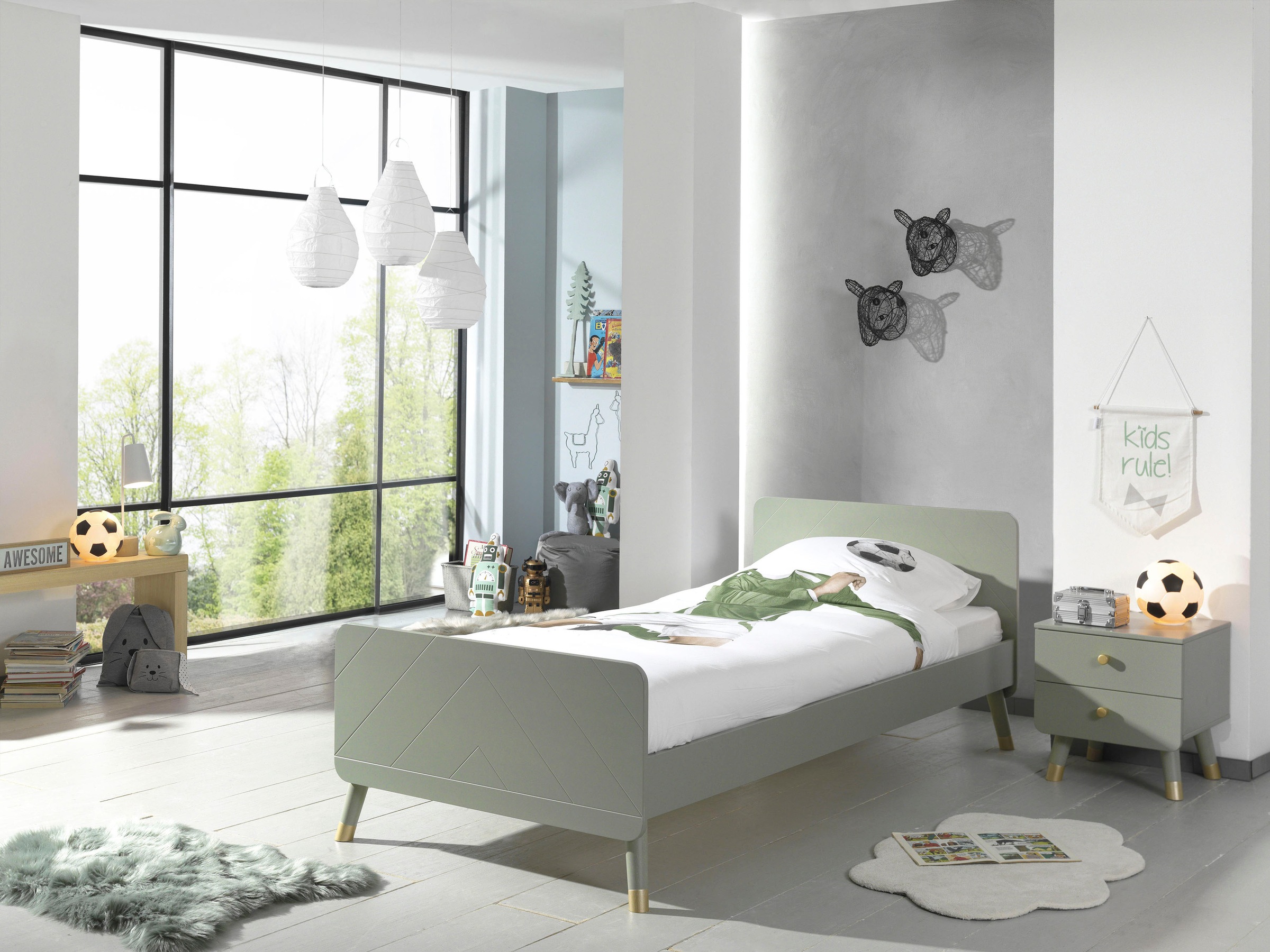 Vipack Jugendzimmer-Set "Billy" Set, Bett, Nachttisch; Made in Europe, 2 tl günstig online kaufen