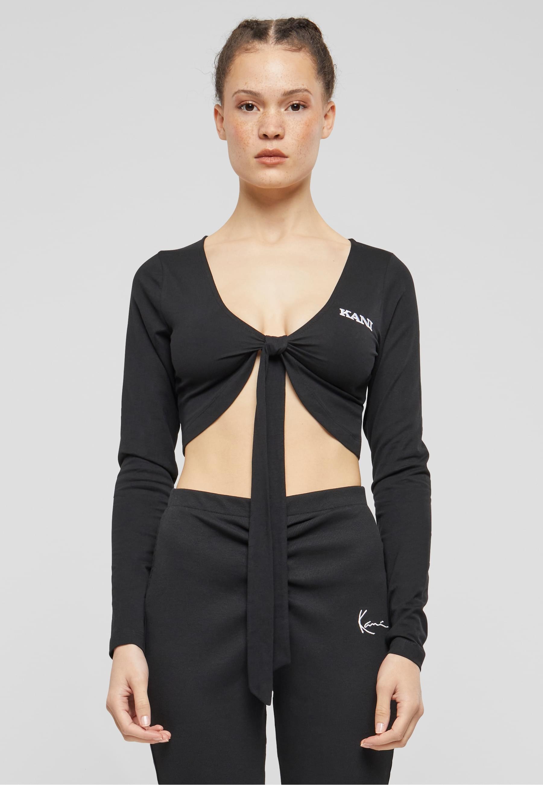 Karl Kani T-Shirt »Karl Kani Damen KW241-045-2 Karl Kani Chest Retro Knot Bolero«, (1 tlg.)