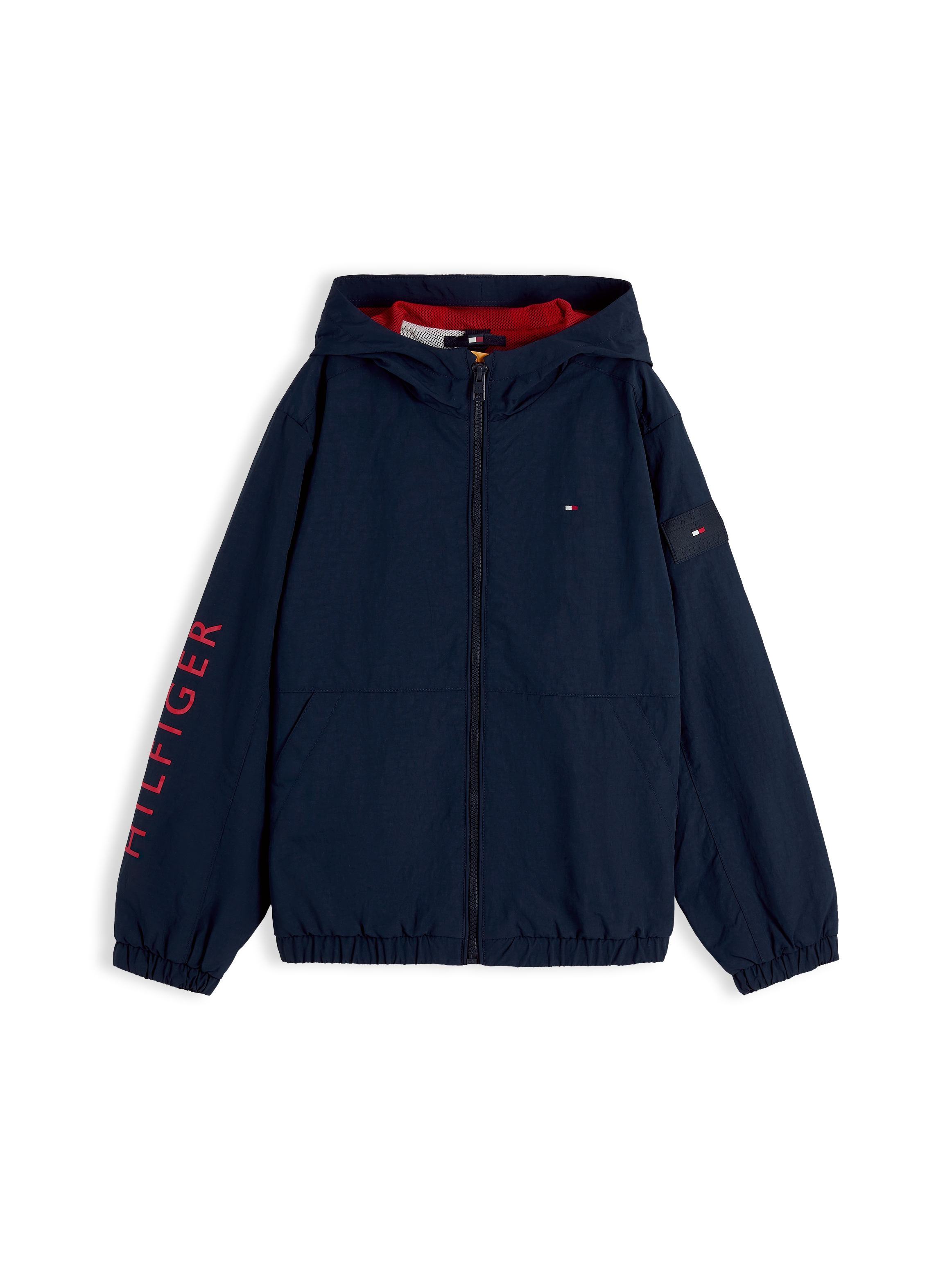 Tommy Hilfiger Windbreaker mit Kapuze Kinder bis 16 Jahre, Druck