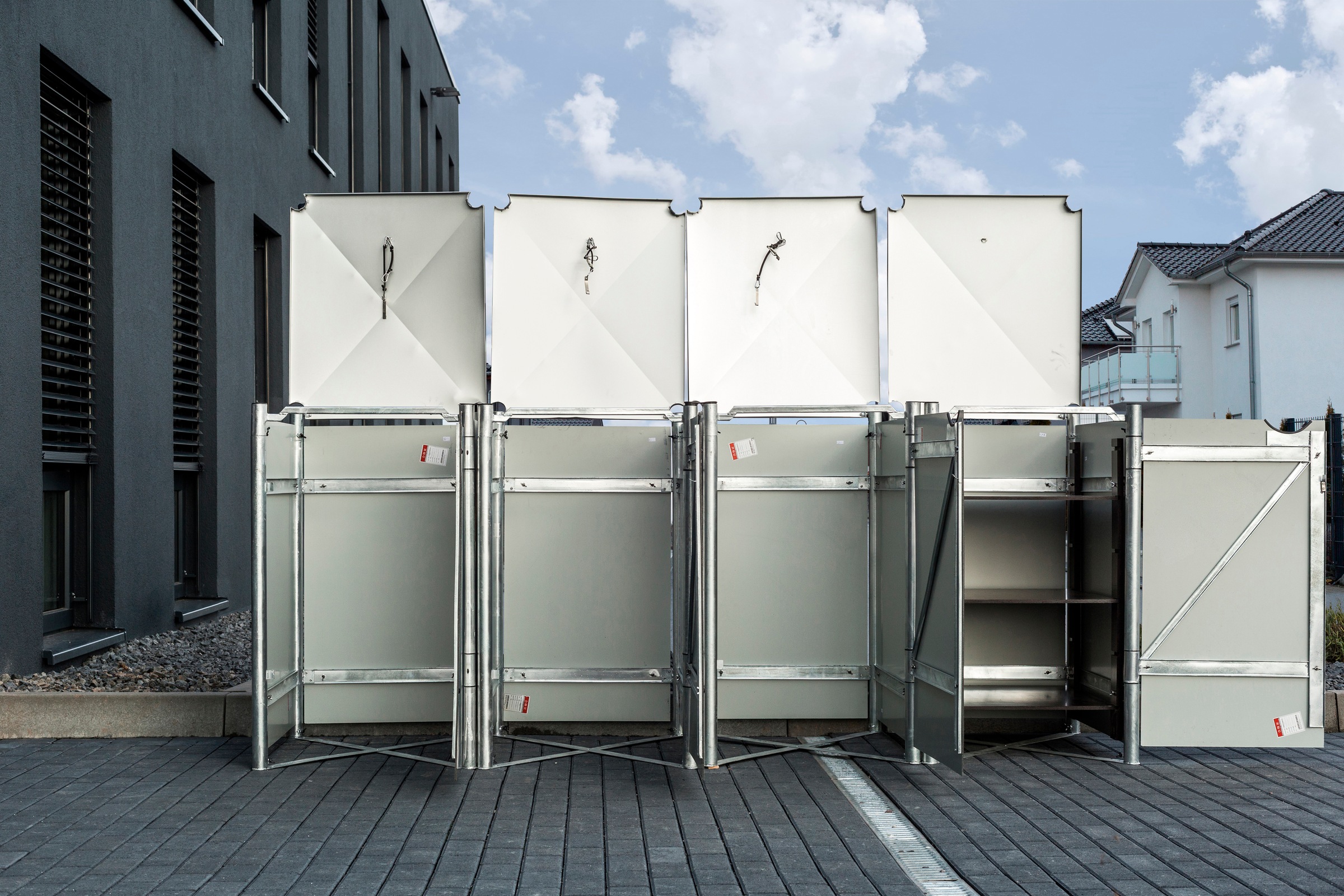 Hide Mülltonnenbox »HD24402«, für 4x240 l, BxTxH: 279x81x115 cm