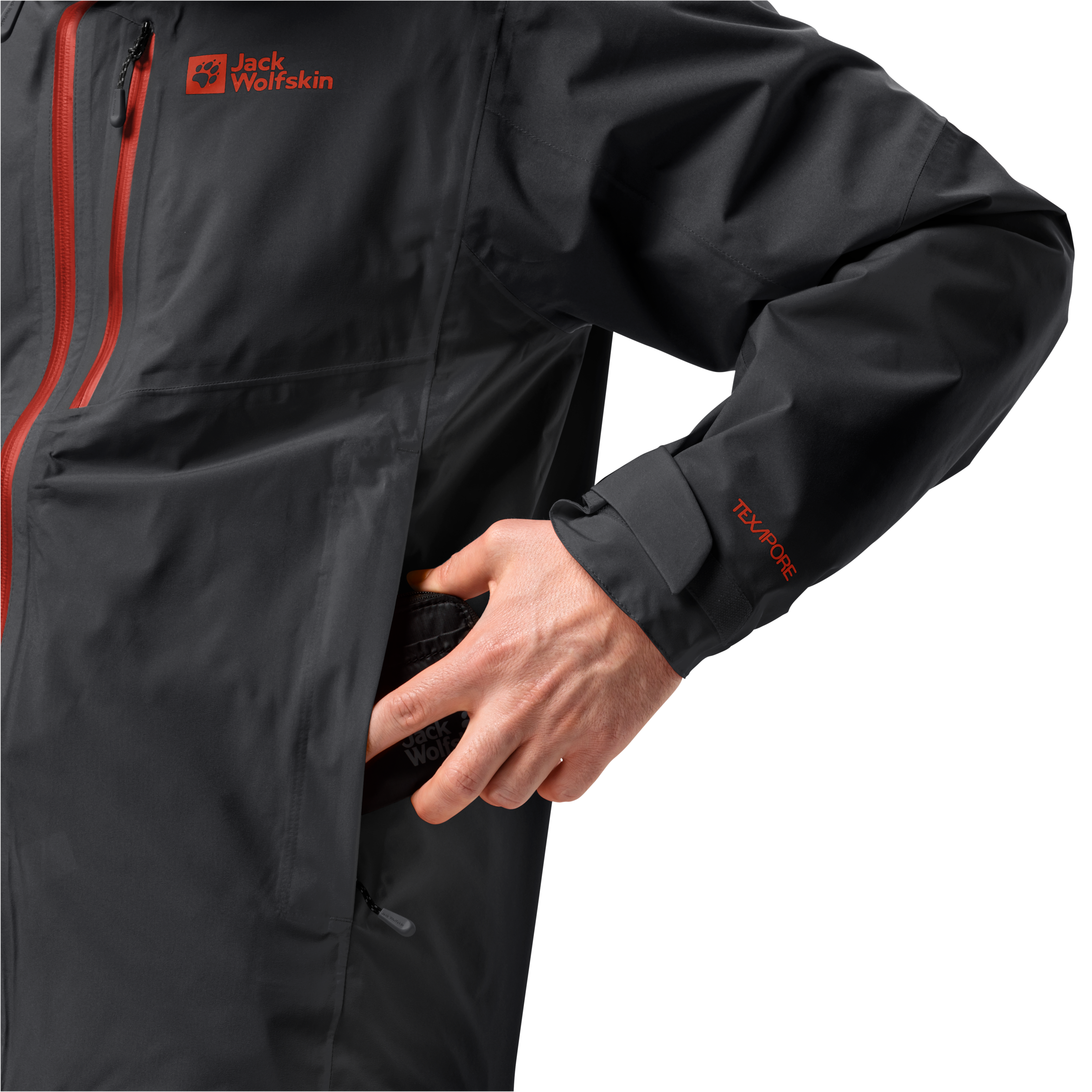 Jack Wolfskin Funktionsjacke »EAGLE PEAK 2L JKT M«, mit Kapuze, mit Stretchanteil und geringer Umweltbelastung