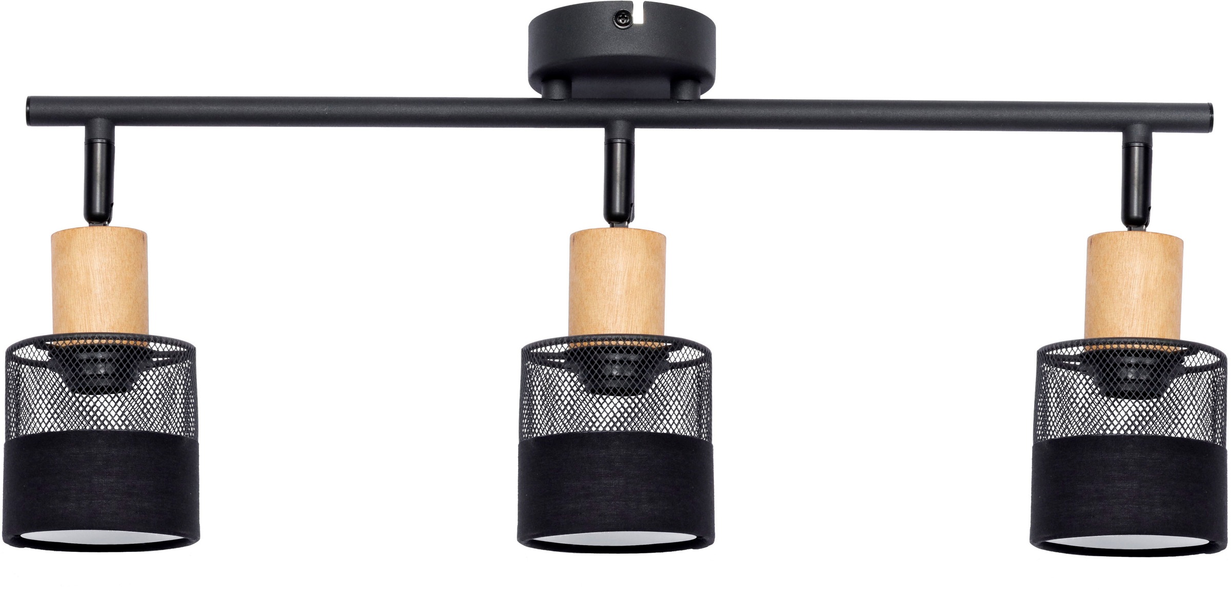 Places of Style LED Deckenspot »Acate«, 3 flammig, Leuchtmittel E14 | ohne Leuchtmittel, 3-stufen schaltbar, Kopf verstellbar, Dimmbar über Wandschalter