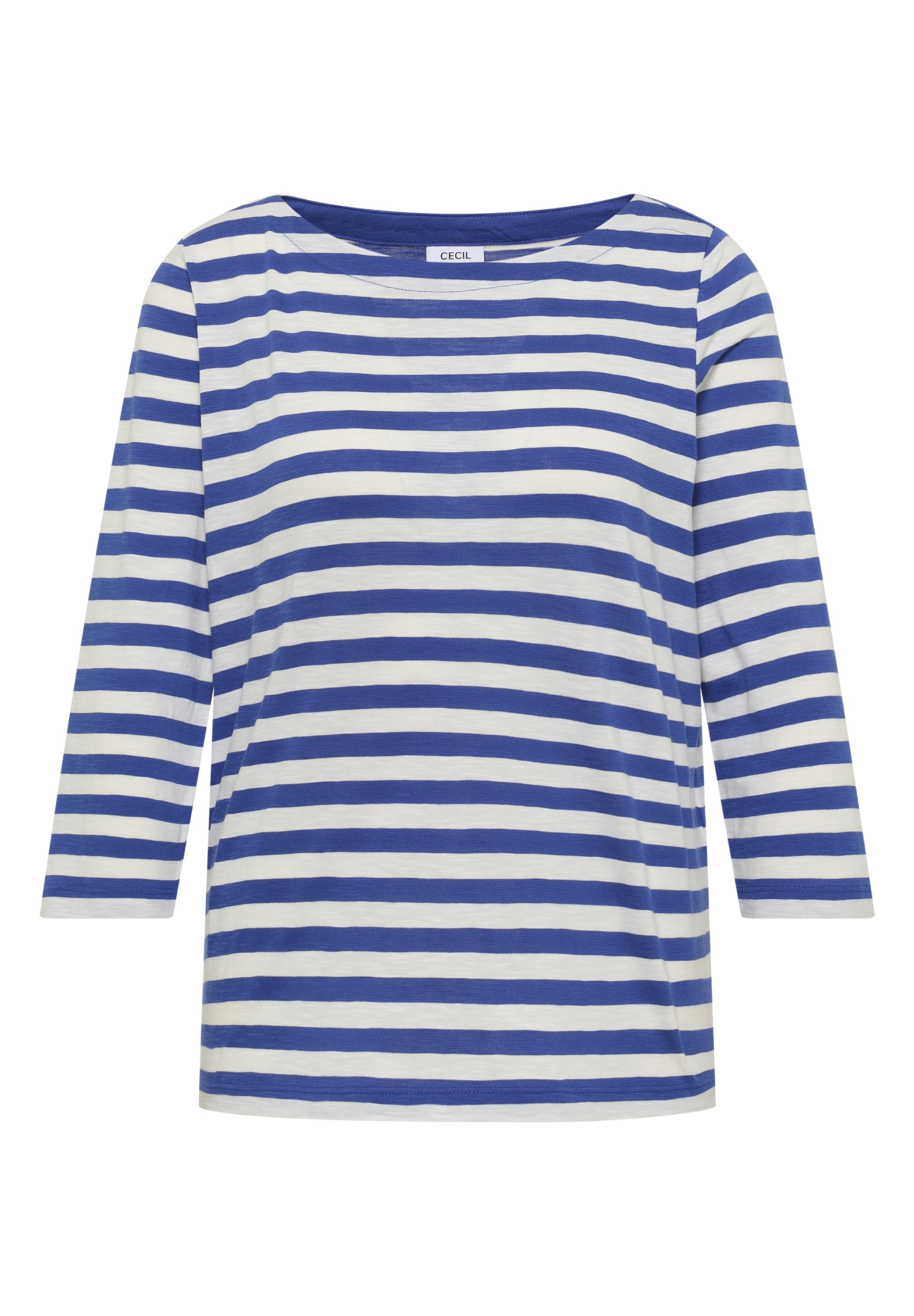 Cecil 3/4-Arm-Shirt aus reiner Baumwolle