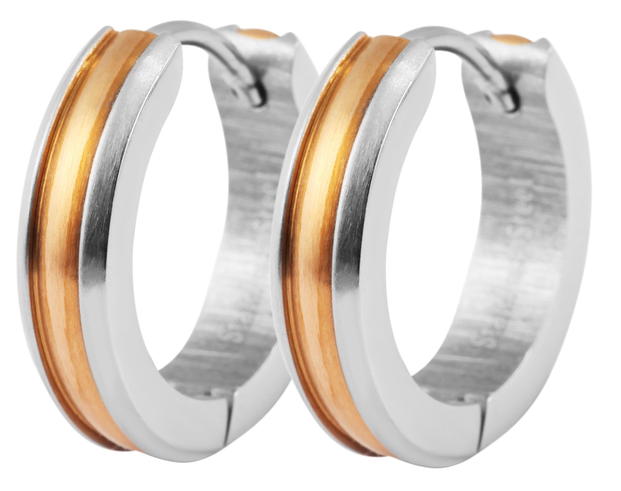 Adelia´s Klappcreolen "Damen Ohrringe – Klappcreole aus Edelstahl" Ideal al günstig online kaufen