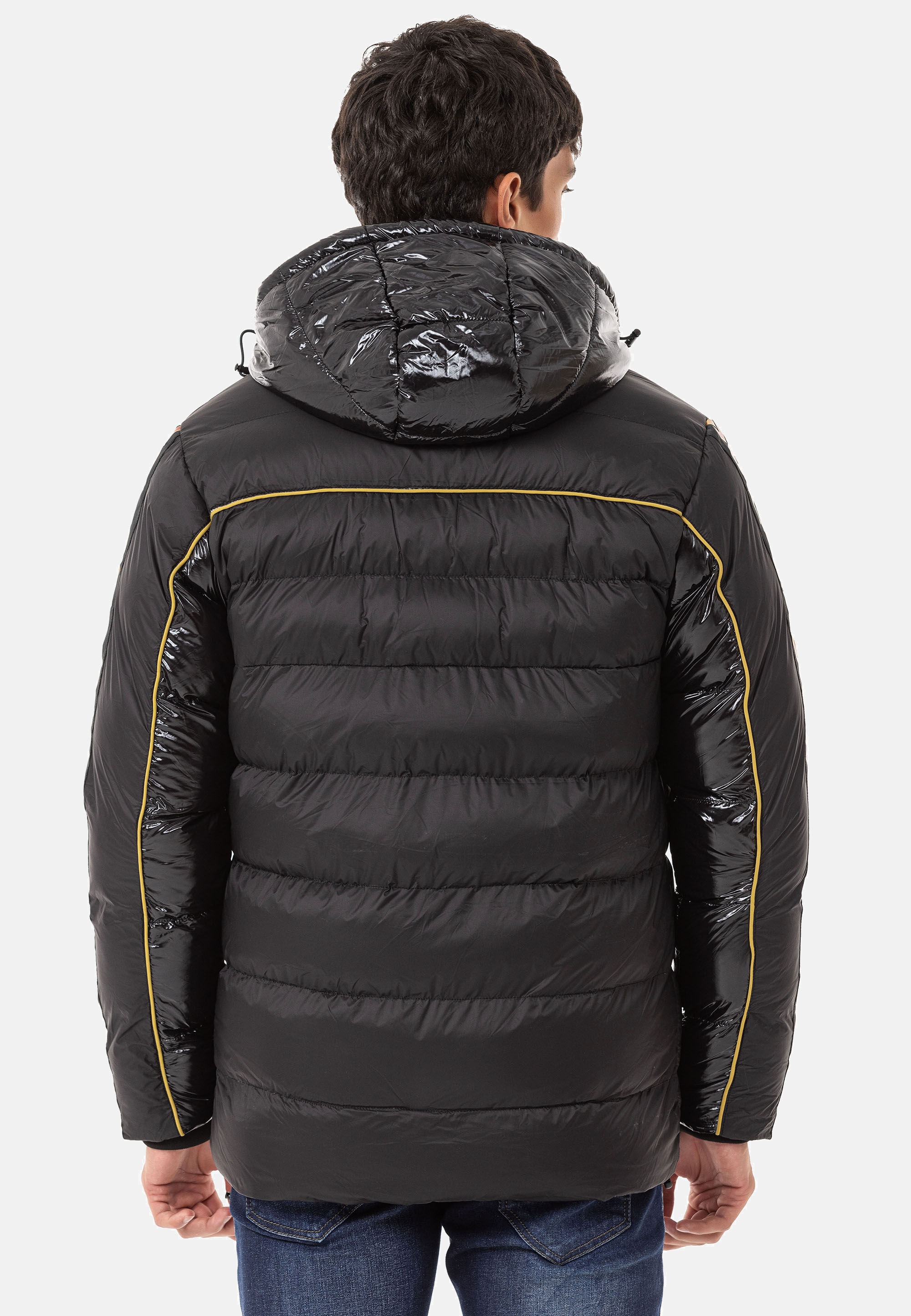 Cipo & Baxx Winterjacke »Jacke«, mit Kapuze, mit Kapuze