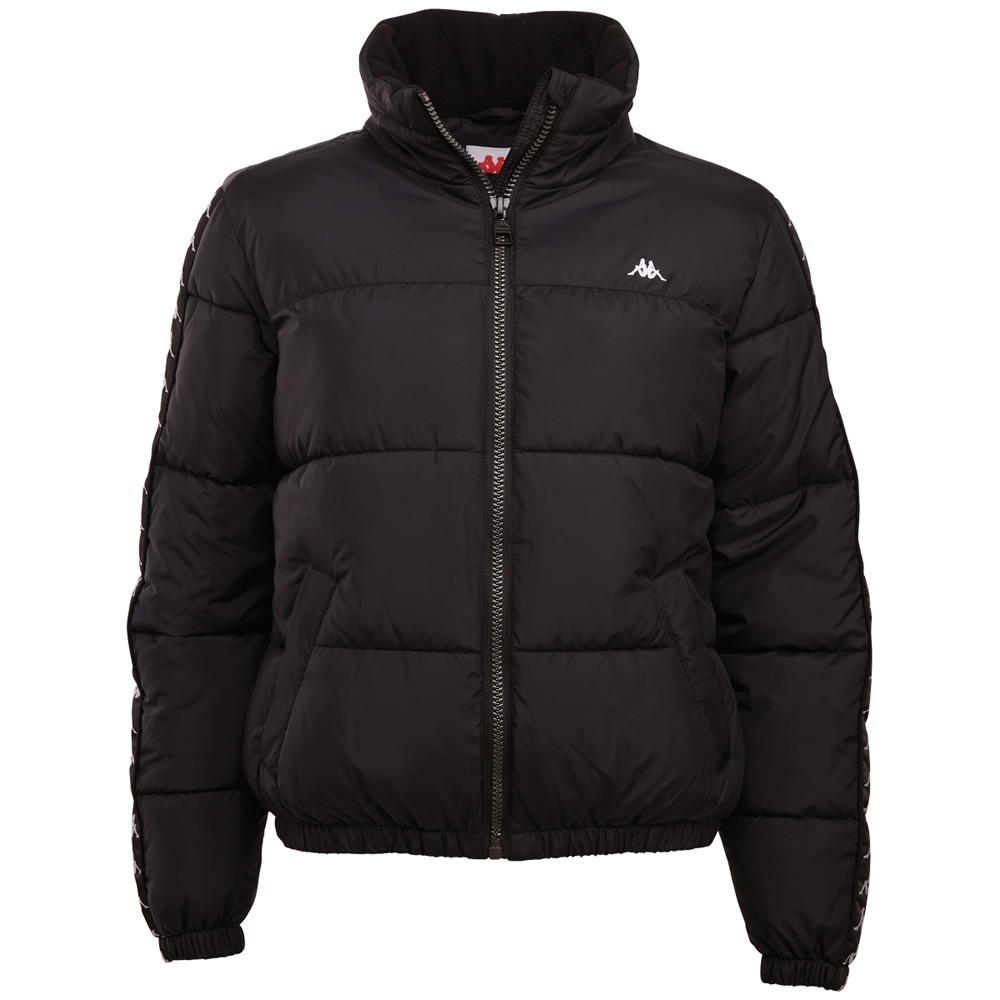 Kappa Steppjacke ohne Kapuze - mit hochwertigem Jacquard Logoband an den Är günstig online kaufen