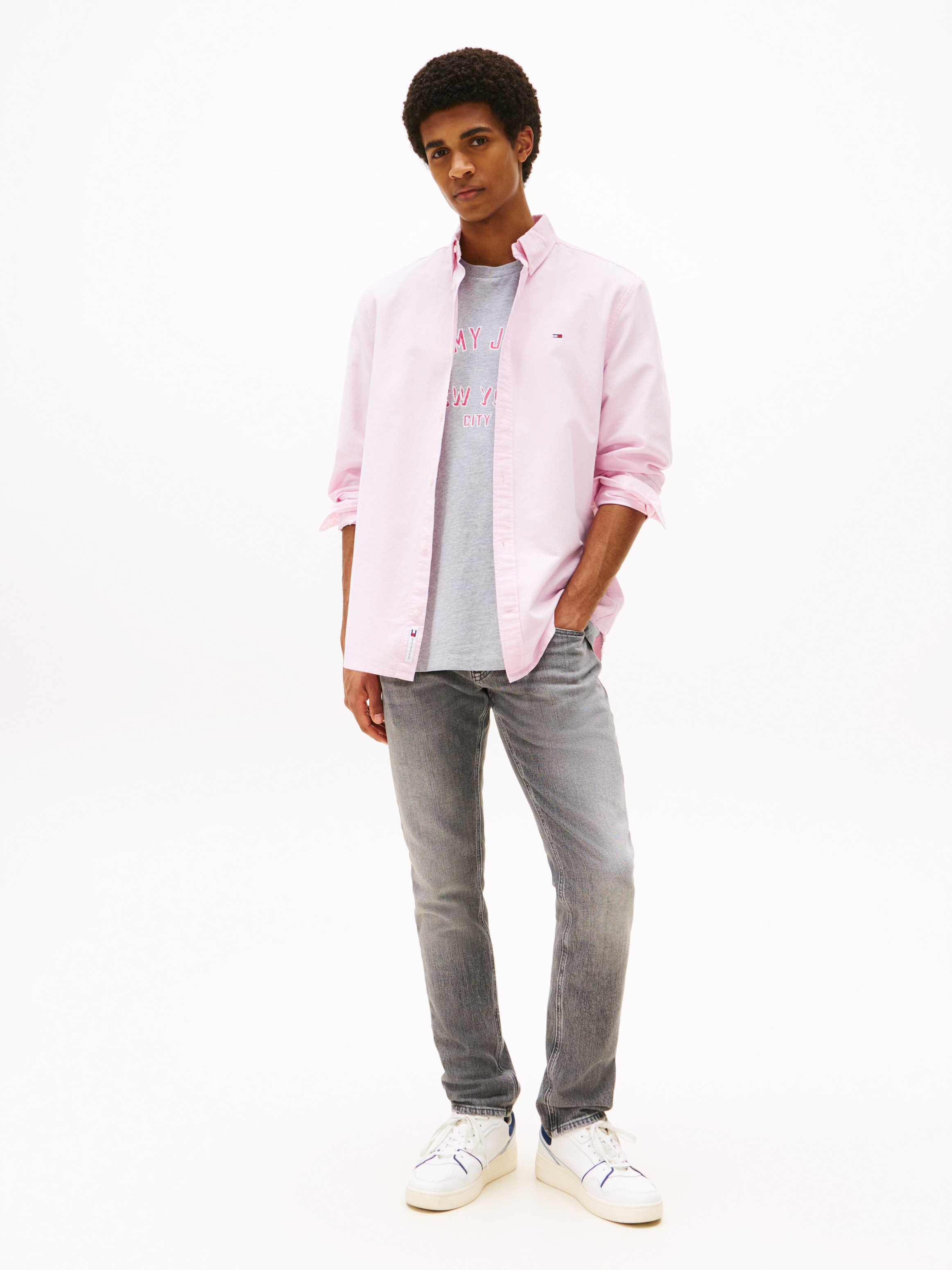 Tommy Jeans Regular-fit-Jeans »SCANTON SLIM BI0177«, Mit Gürtelschlaufen