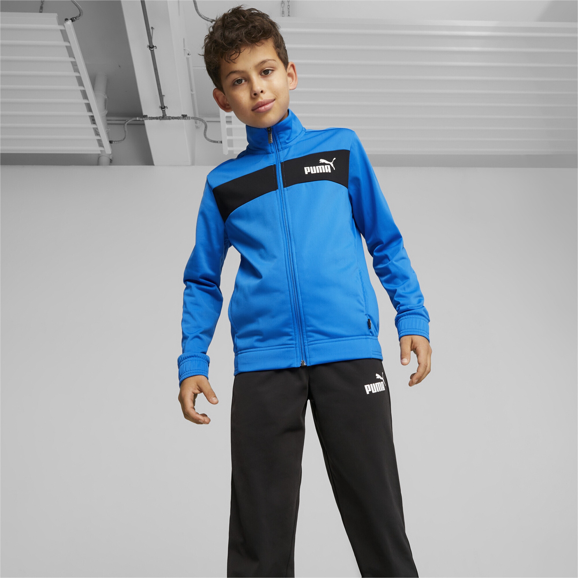 PUMA | auf Raten Jogginganzug »Jugend-Trainingsanzug BAUR Polyester« aus