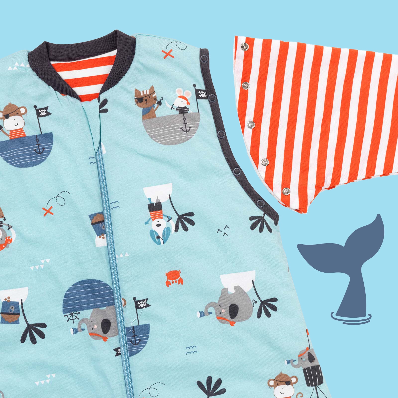 Schlummersack Babyschlafsack »Schlafsack ohne Füßen 1.0 Tog«