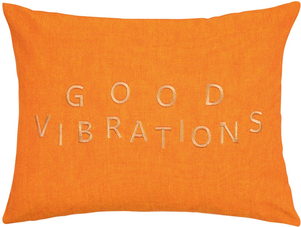 Dekokissen PAD, B:40cm L:30cmorange, gemustert, Baumwolle, Dekokissen_Sitzkissen_Kissenhüllen, "PIMP", Embroidery