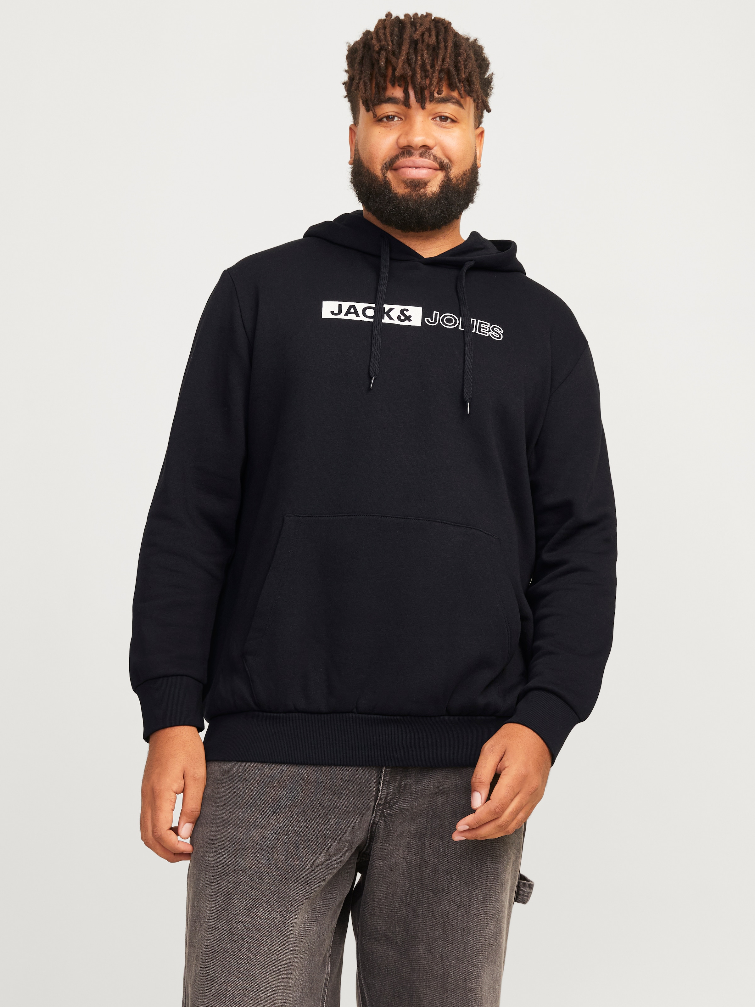 Jack & Jones PlusSize Hoodie "JJECORP LOGO SWEAT HOOD PLAY NOOS PLS"