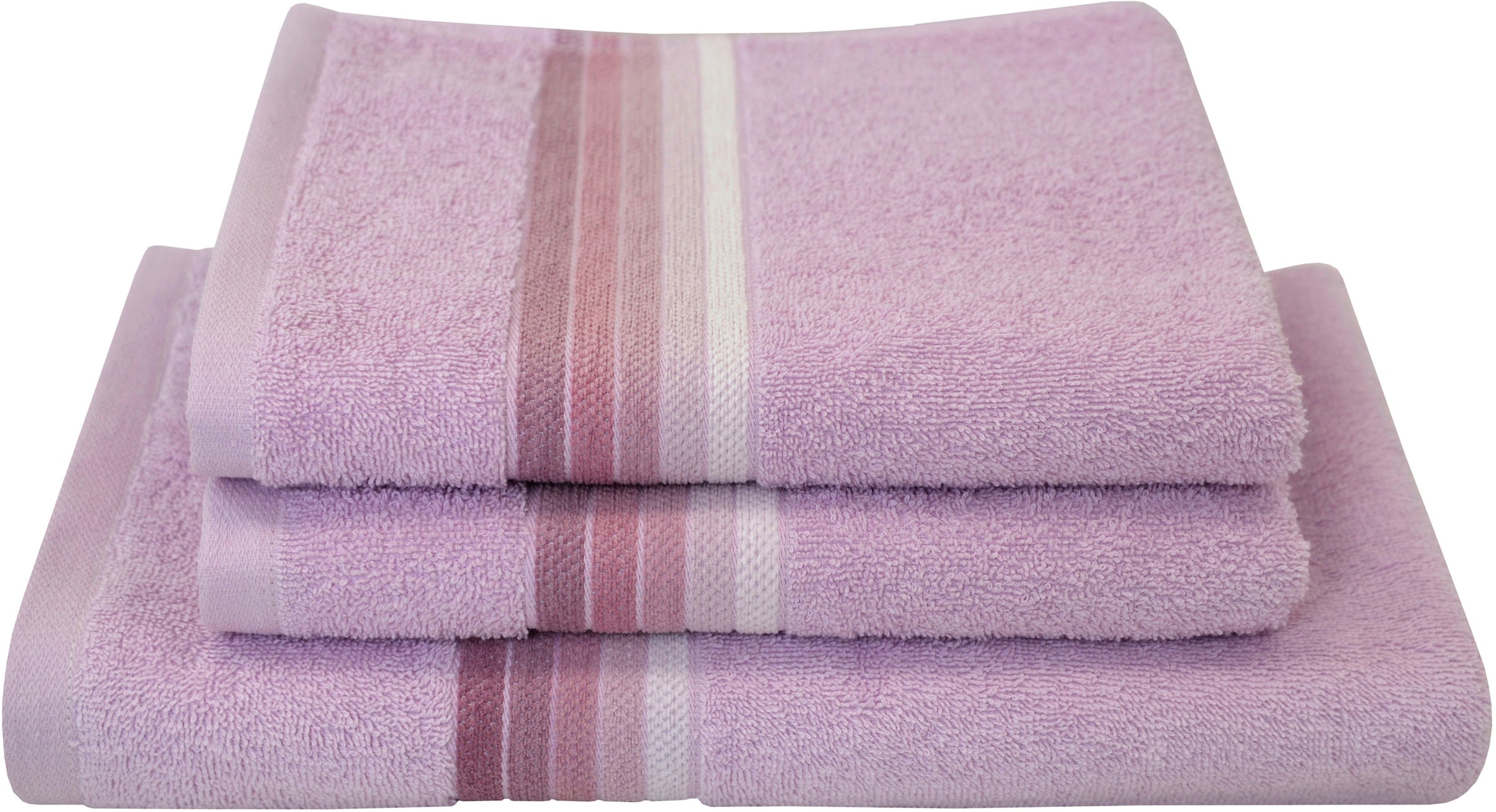 Dyckhoff Handtuch Set "Chenille" Set 3 Stk. Frottier Set beinhaltet: 2x Han günstig online kaufen