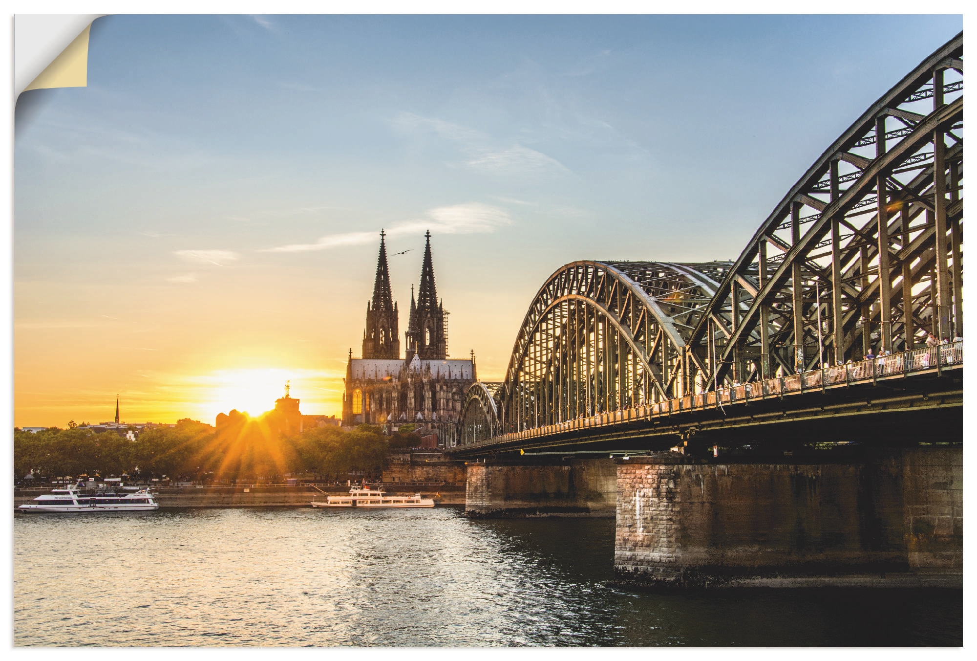 Artland Wandbild "Kölner Dom", Deutschland, (1 St.), als Poster, Wandaufkle günstig online kaufen