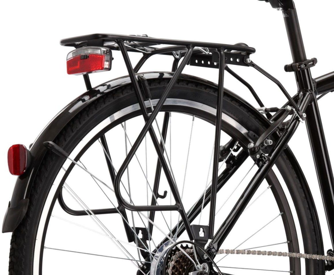 Kross Trekkingrad »KROSS Trekkingrad Trans 1.0 28" schwarz«, 21 Gang, RDM41 Schaltwerk, Kettenschaltung