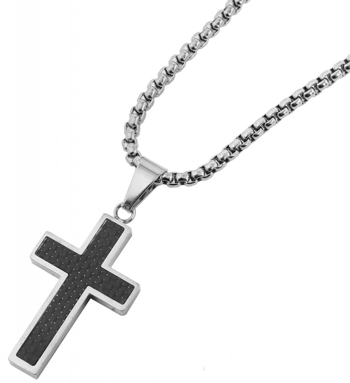 Adelia´s Kette mit Anhänger »Neuheit 2025 - Unisex Edelstahl Halskette mit Anhänger Kreuz«