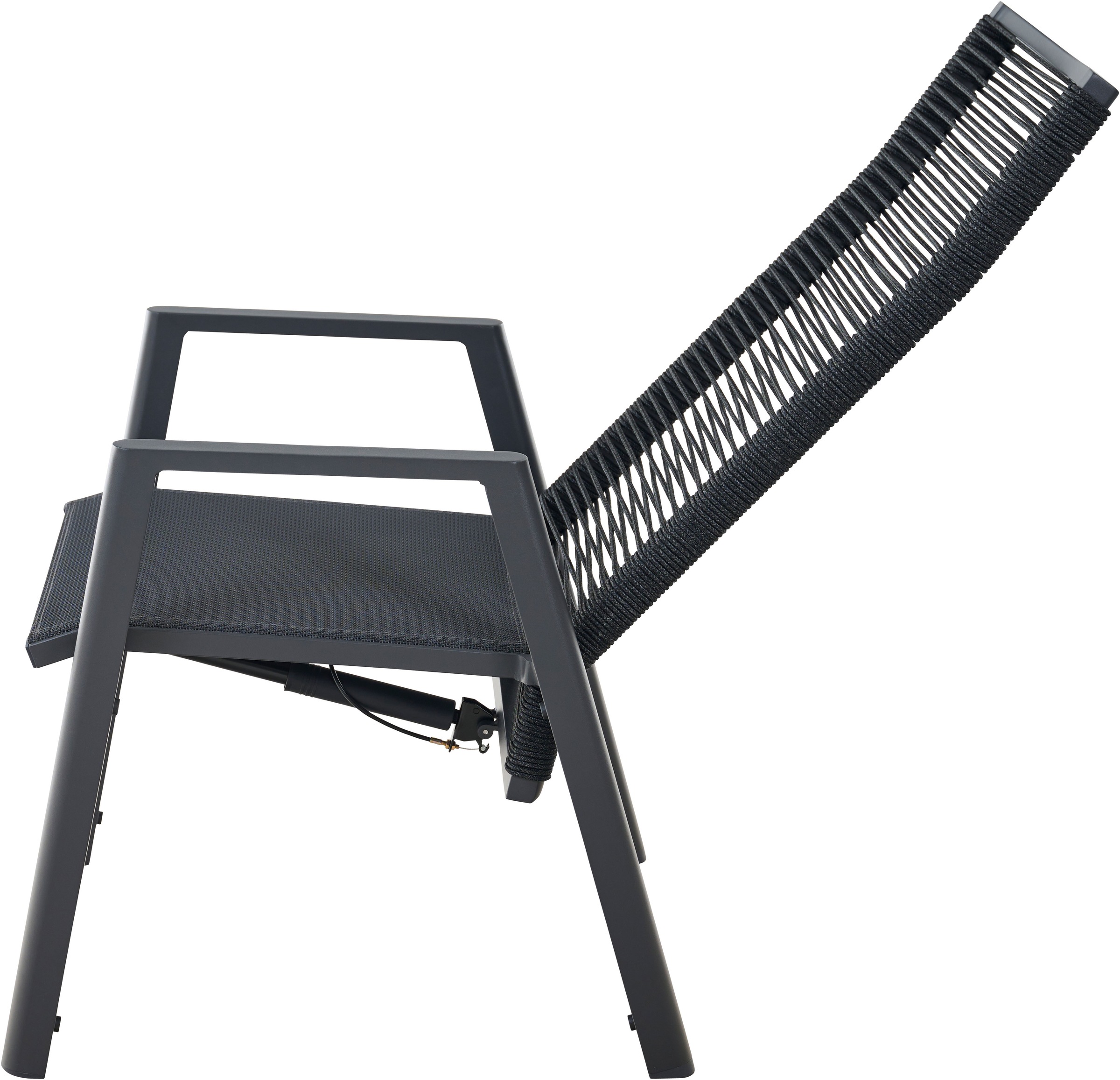 Siena Garden Gartensessel »BOLOGNA Move Sessel« Aluminiumgestell, Rope Geflecht