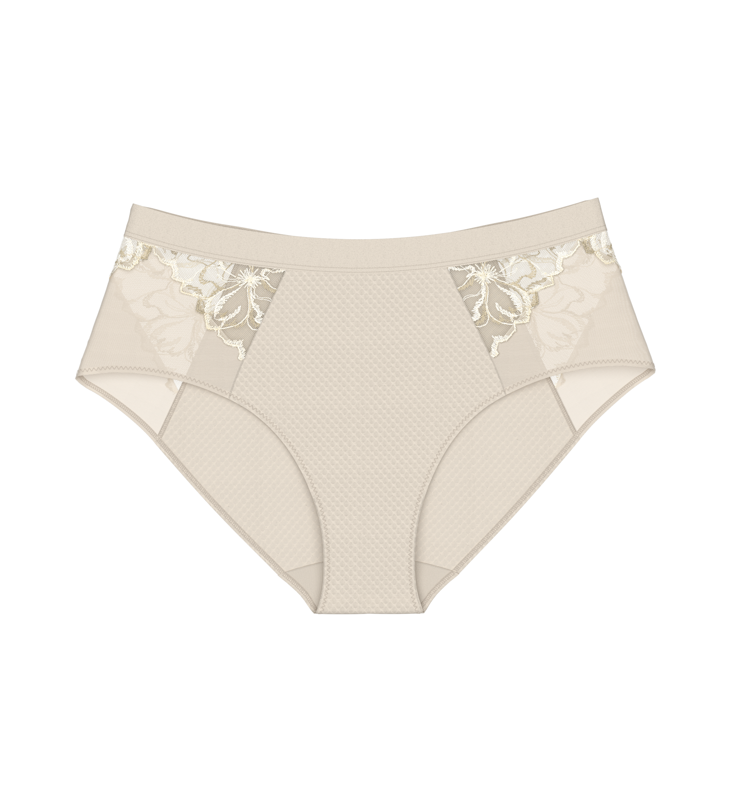 Triumph Maxislip »Wild Azalea Florale«, Spitze, hochgeschnitten, Satin-Einfassung, elastisch