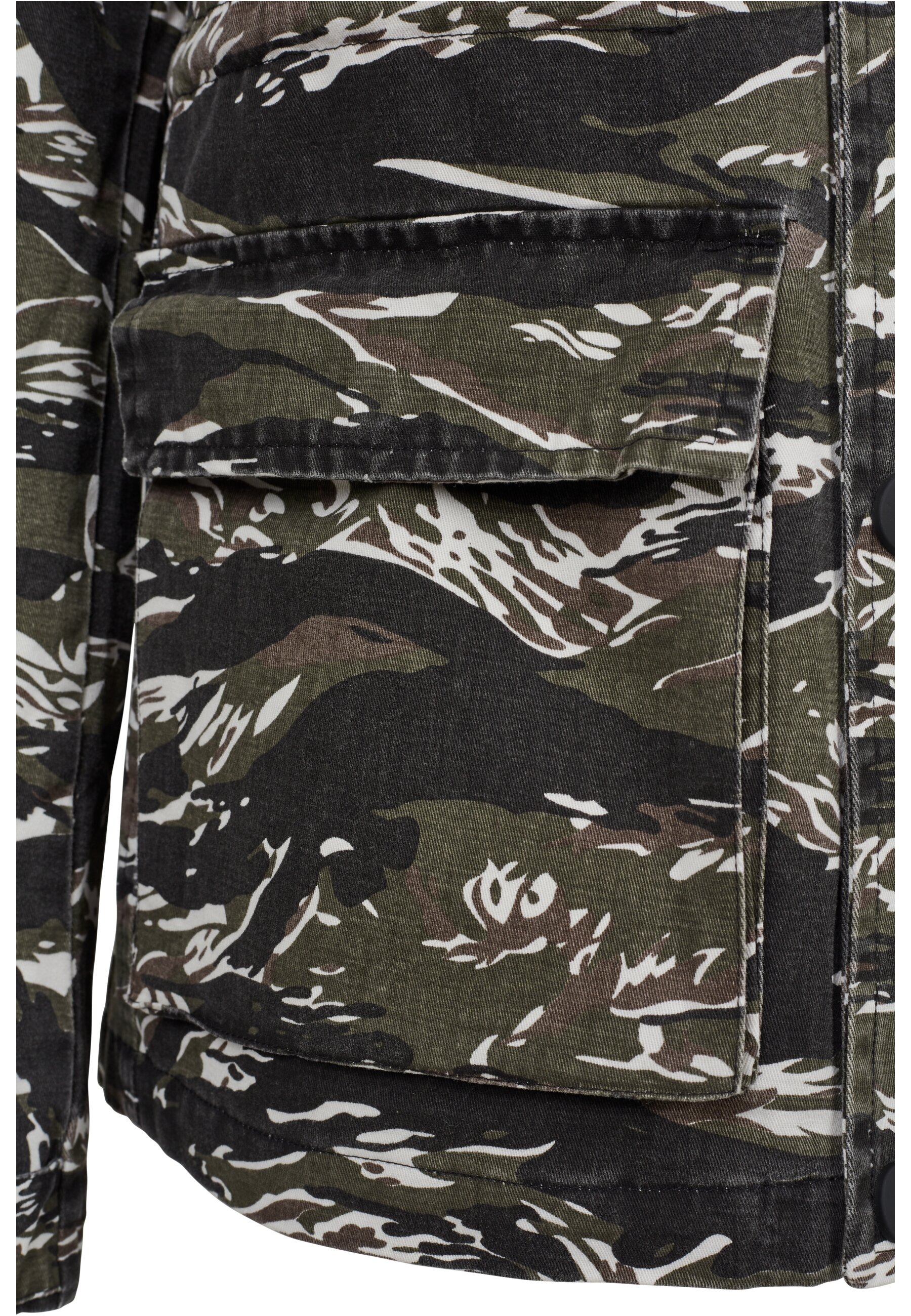 URBAN CLASSICS Allwetterjacke »Urban Classics Herren Tiger Camo Cotton Jacket«, (1 St.), mit Kapuze