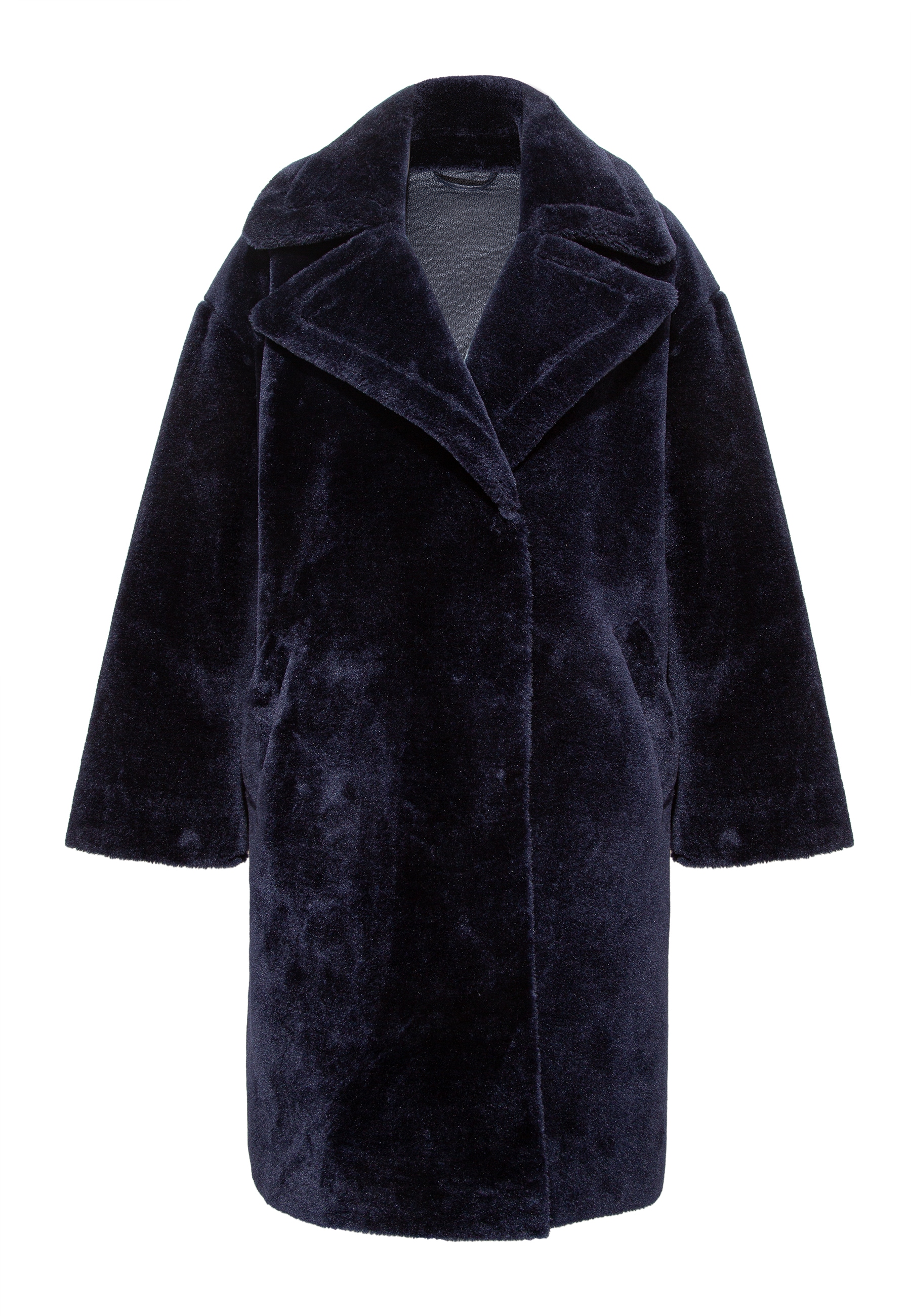Mavi Parka »WOVEN LONG JACKET«, Kunstfell Mantel