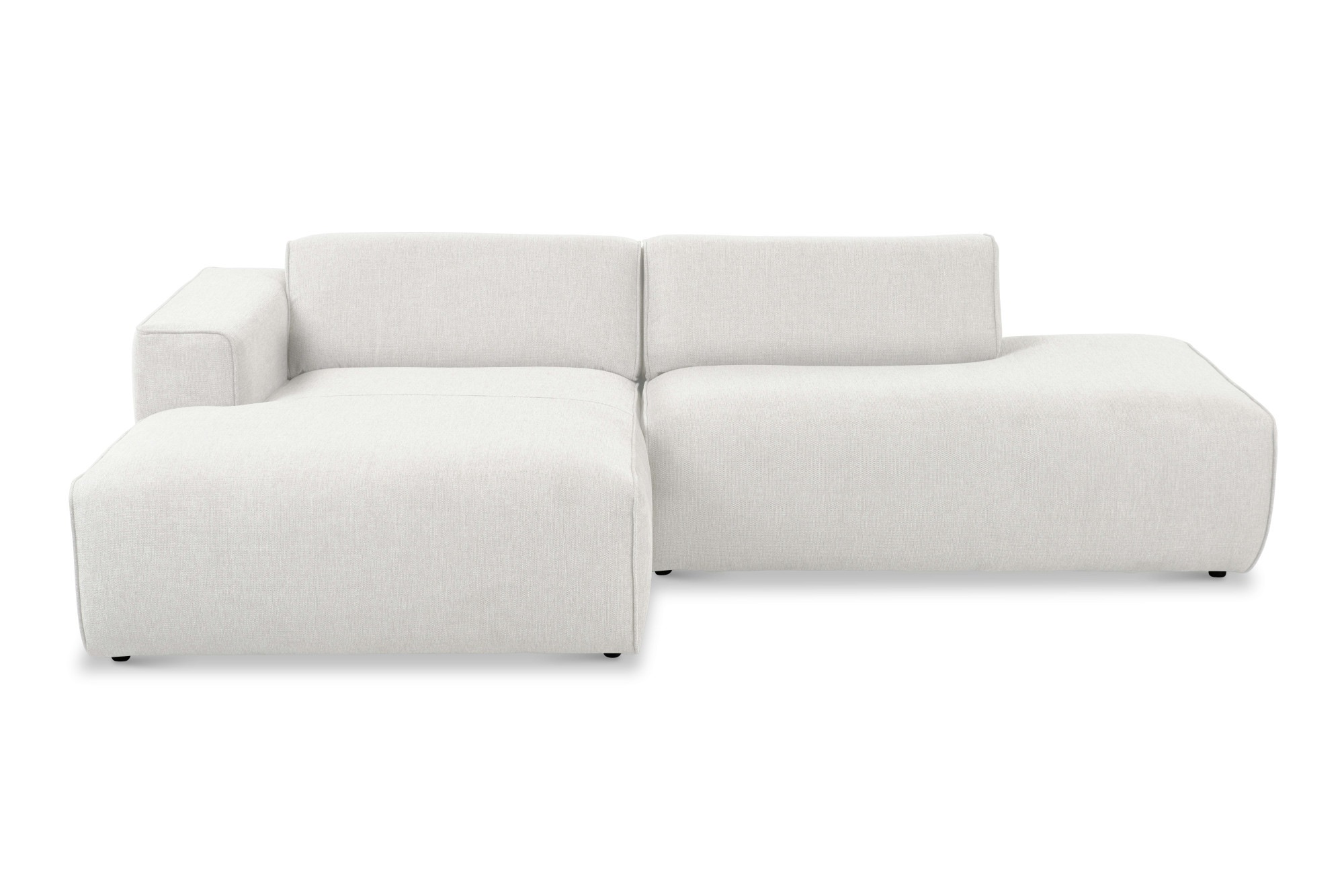 Home affaire Ecksofa "Noord mit Kedernaht, Breite 227 cm, L-Form" Cord, Str günstig online kaufen