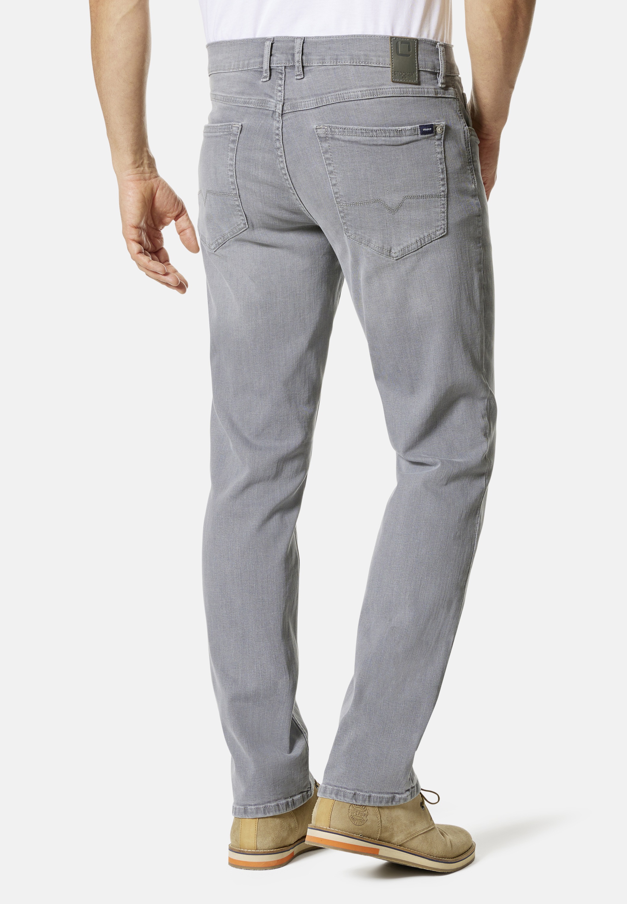 Stooker Men 5-Pocket-Hose "Frisco Denim Straight Fit Jeans" Straight Fit Ca günstig online kaufen