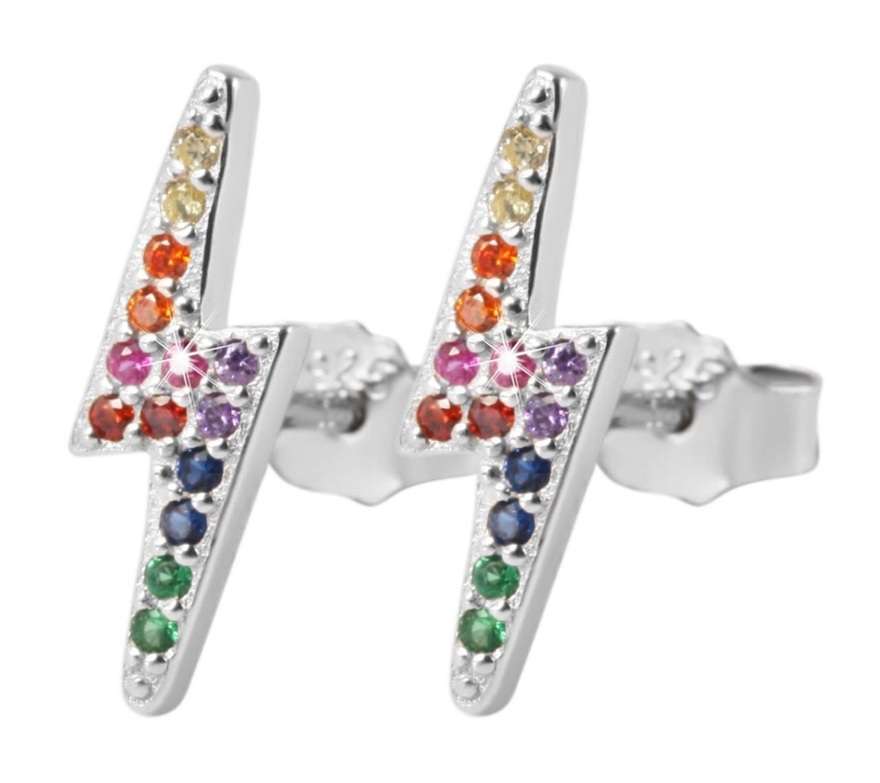 Adelia´s Paar Ohrhänger »Damen Ohrstecker aus 925 Sterling Silber und Zirkonia - Strass«