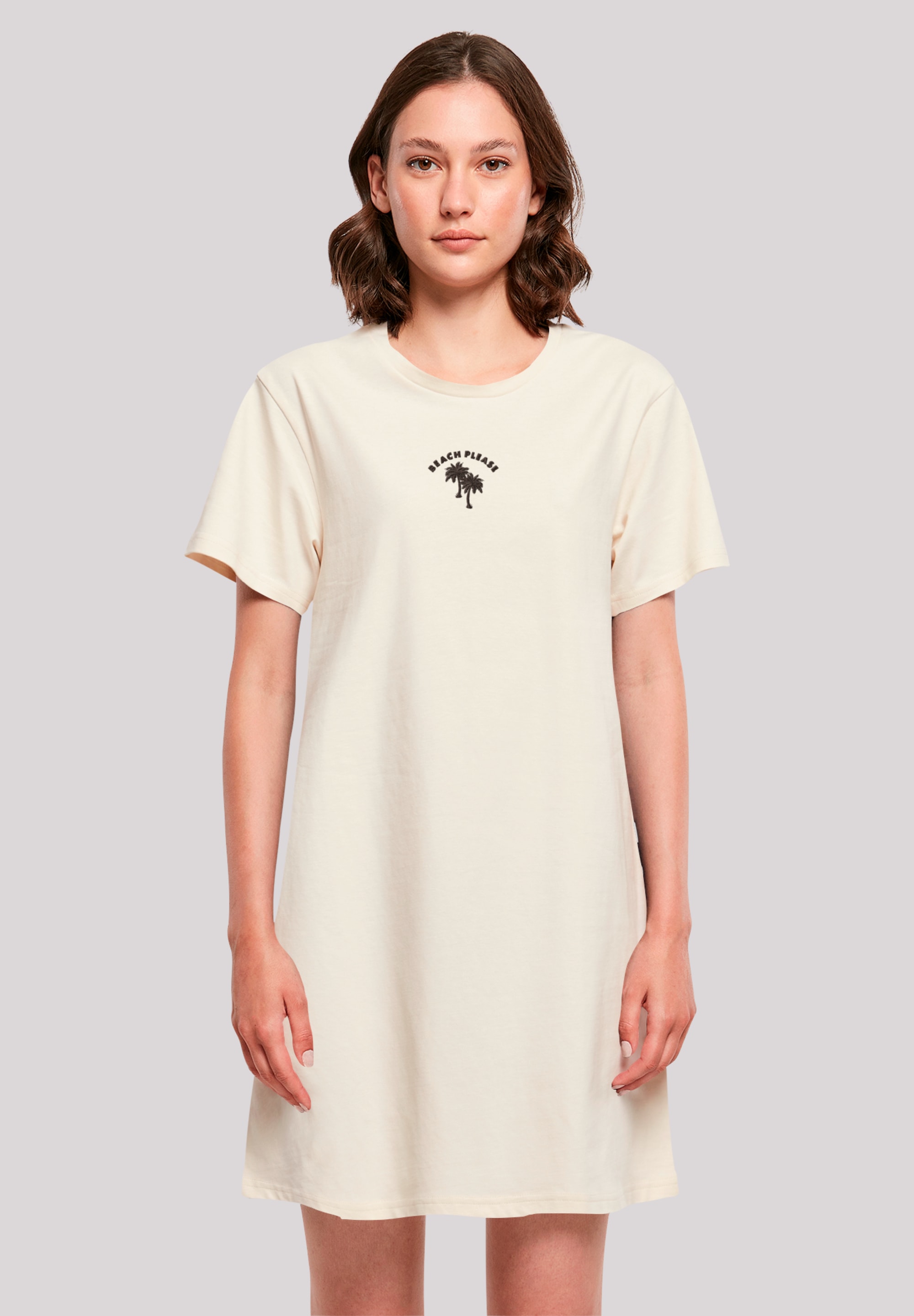 F4NT4STIC Shirtkleid "Beach Please Bestickt", Premium Qualität günstig online kaufen