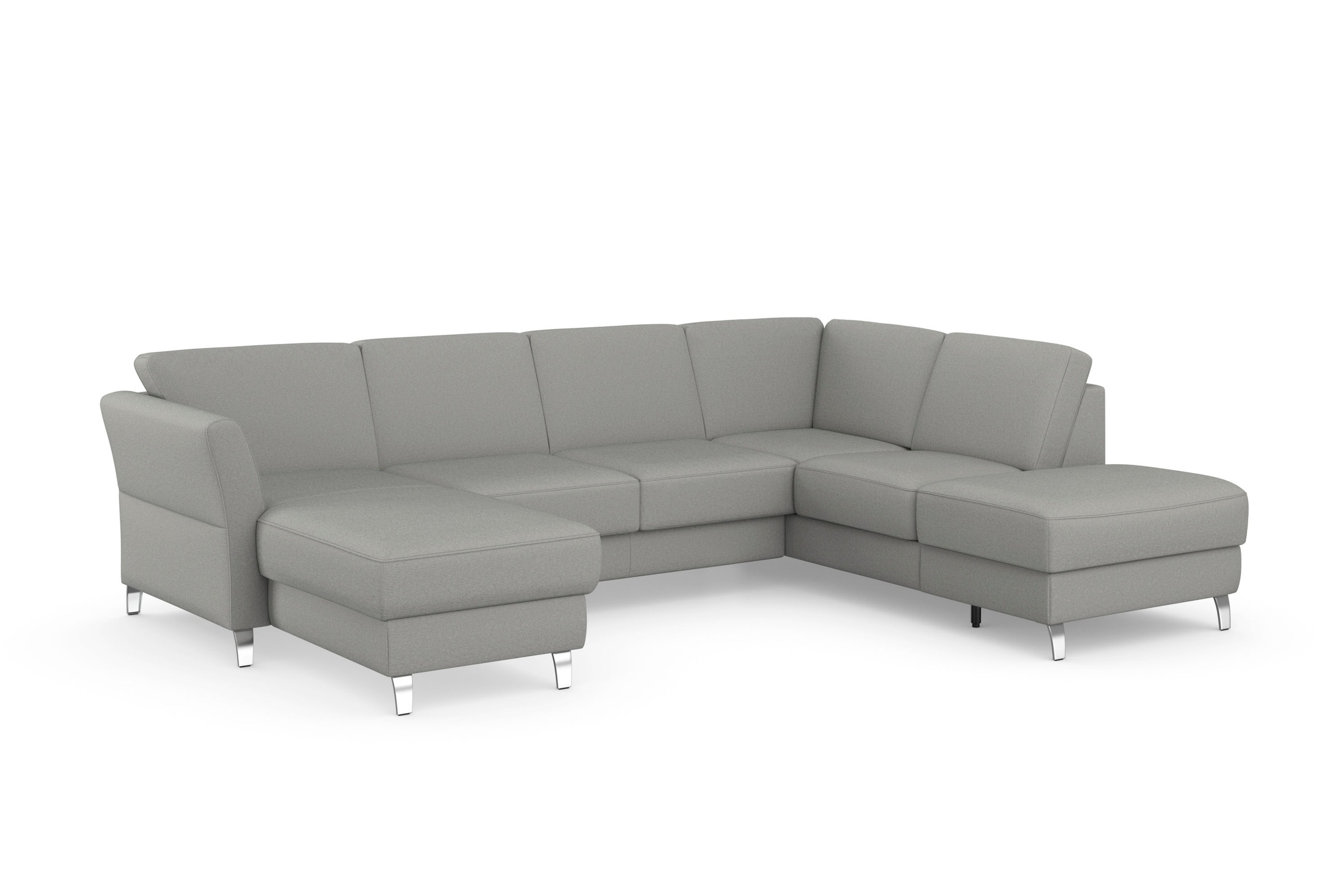 Thumbnail - sit&more Wohnlandschaft "Visby U-Form" Wahlweise mit Bettfunktion und Stauraum, frei im Raum stellbar