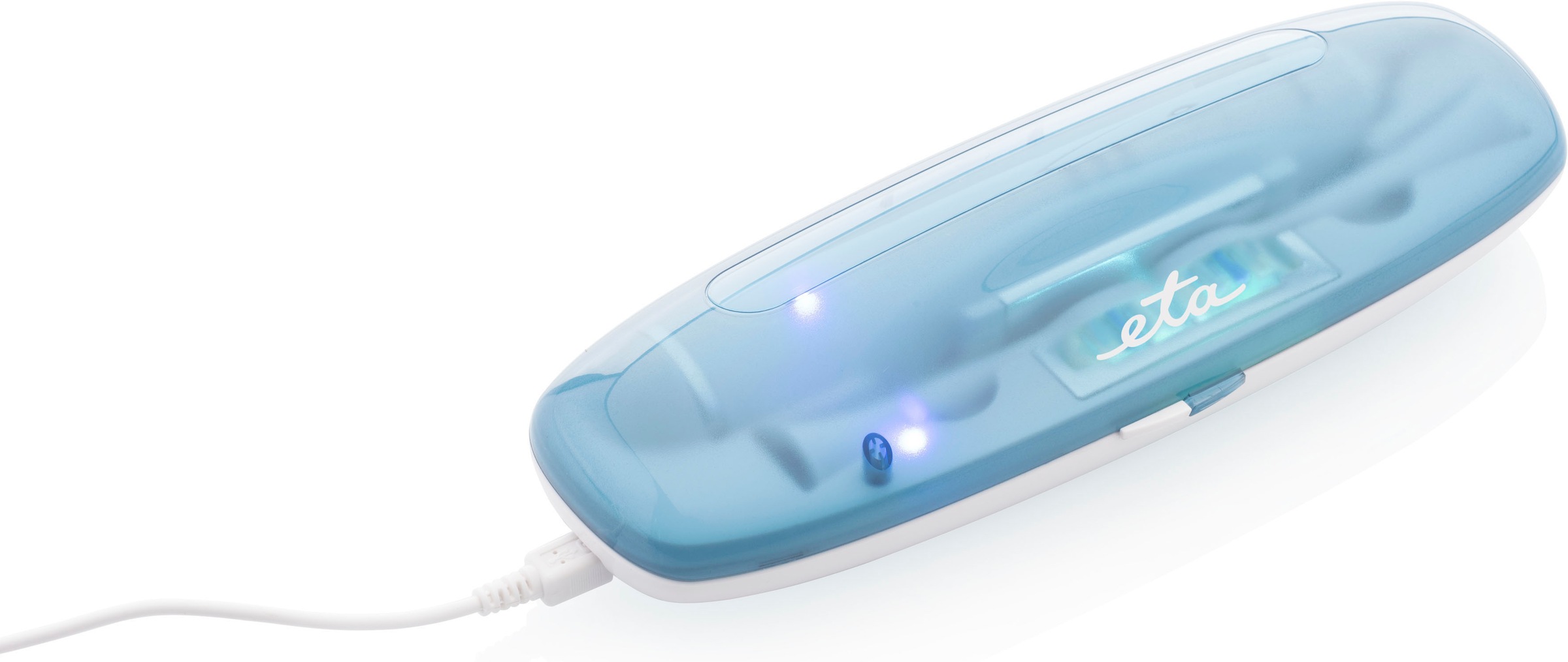 Thumbnail - eta Schallzahnbürste "SONETIC Reise ETA470790000" 2 Stk. Aufsteckbürsten mit USB-Reiseladeetui