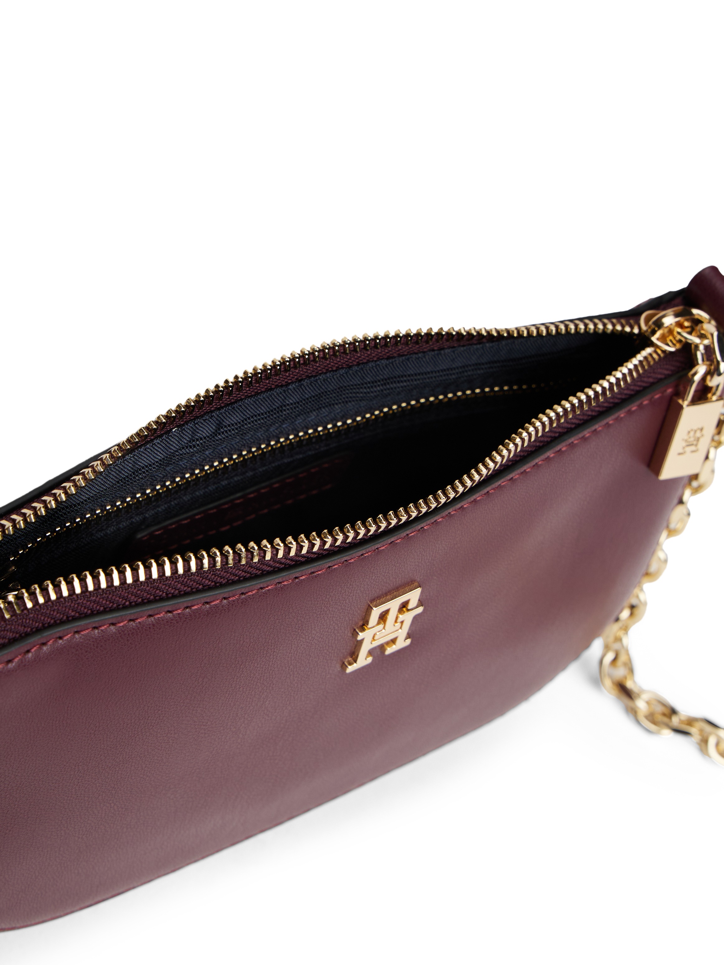 Tommy Hilfiger Umhängetasche »TH GLAM MINI CHAIN CROSSOVER« , Damen Schultertasche, Abendtasche, Zierkette als Umhängeriemen