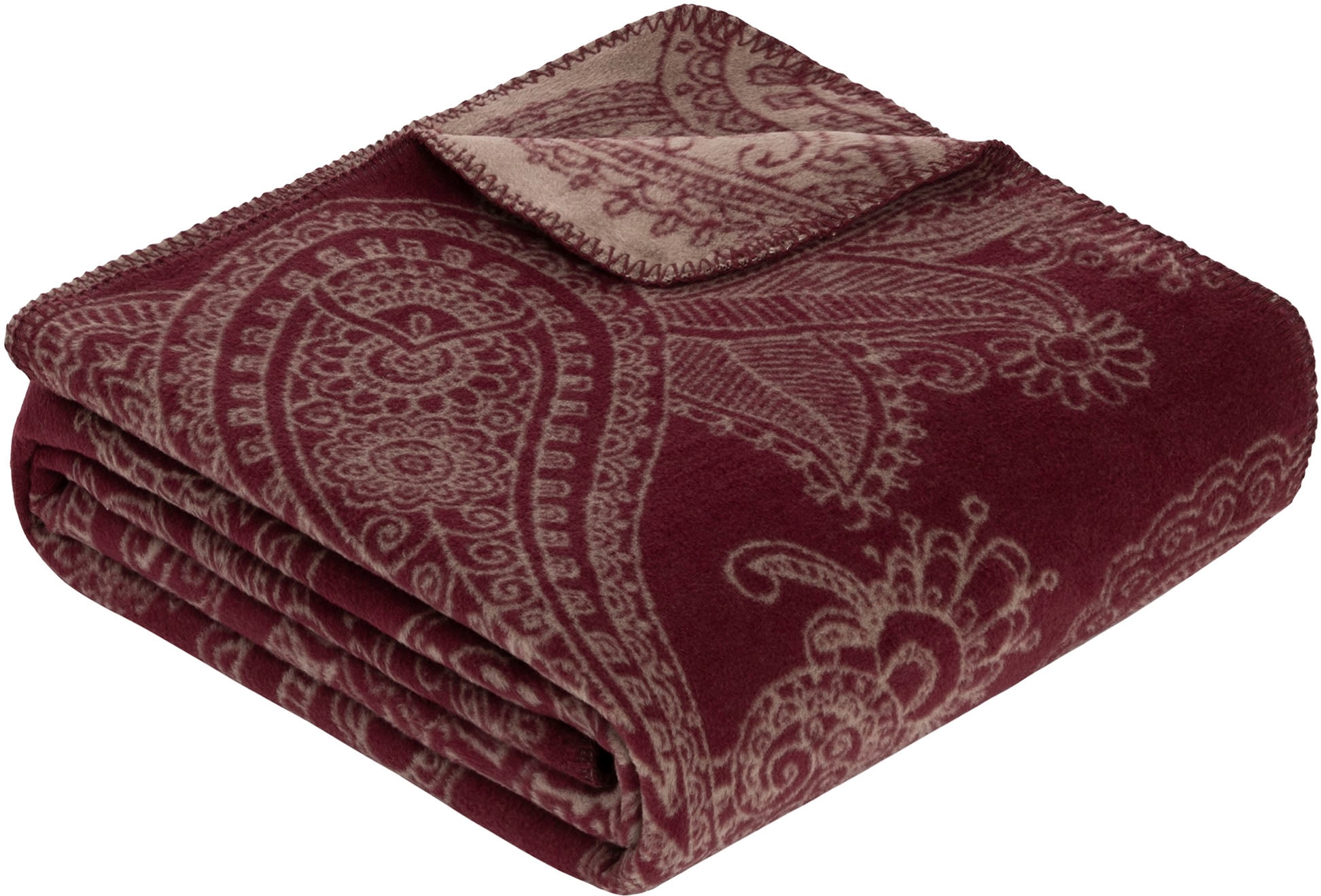 IBENA Wohndecke »Jacquard Decke Salem«, auf Paisley | elegantem BAUR Rechnung mit Muster