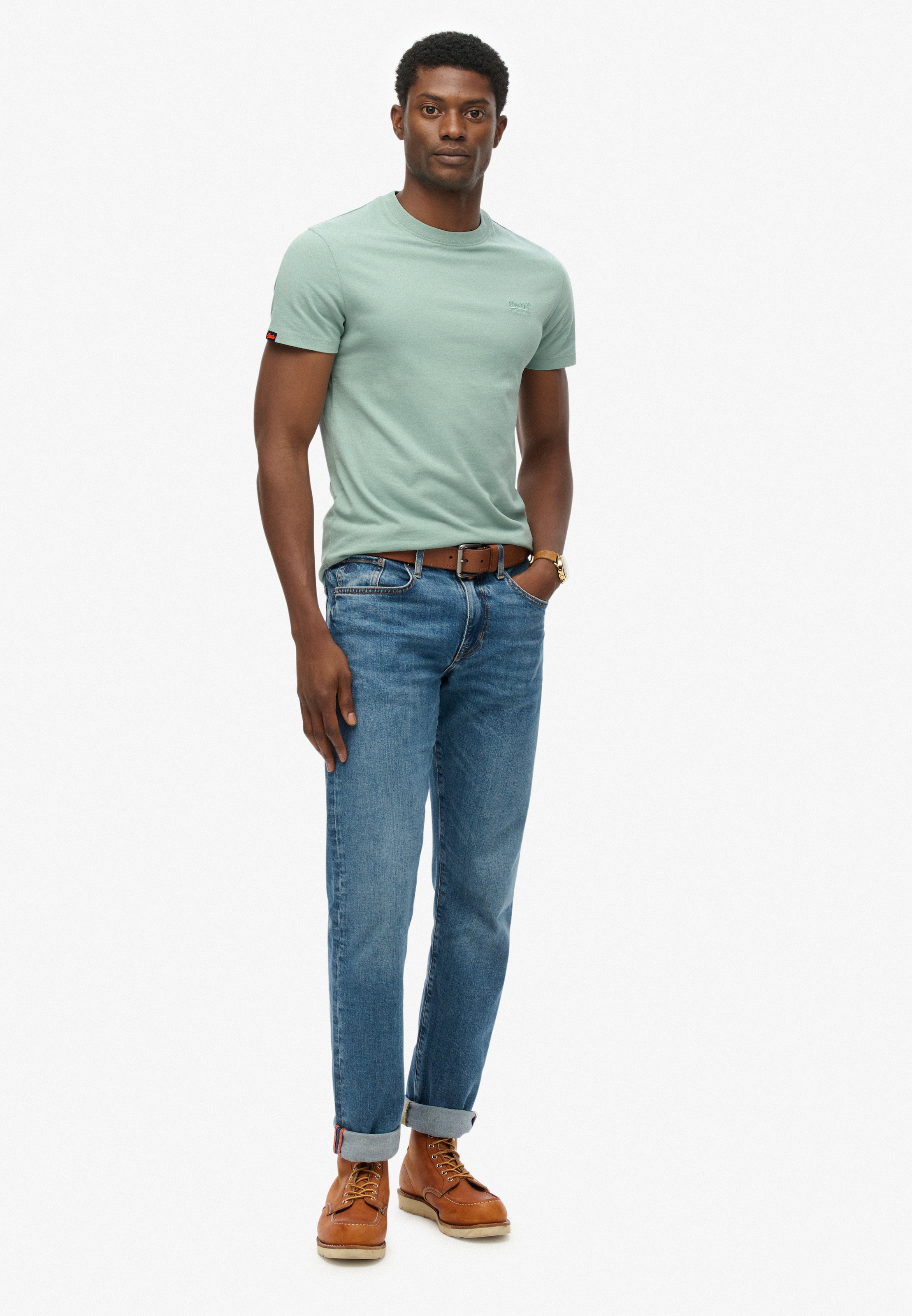 Superdry Rundhalsshirt »ESSENTIAL LOGO EMB TEE«