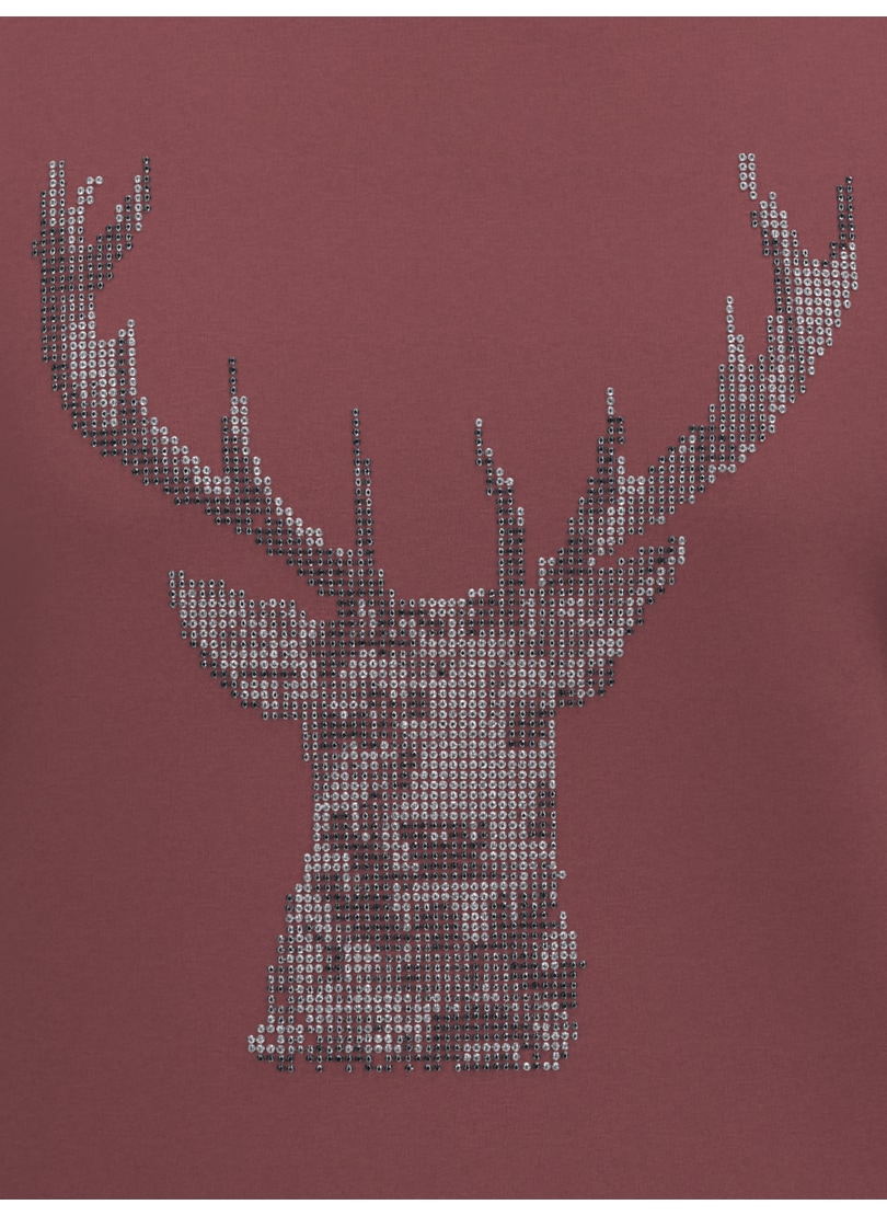 Trigema T-Shirt »TRIGEMA T-Shirt Glitzer-Hirsch« 1