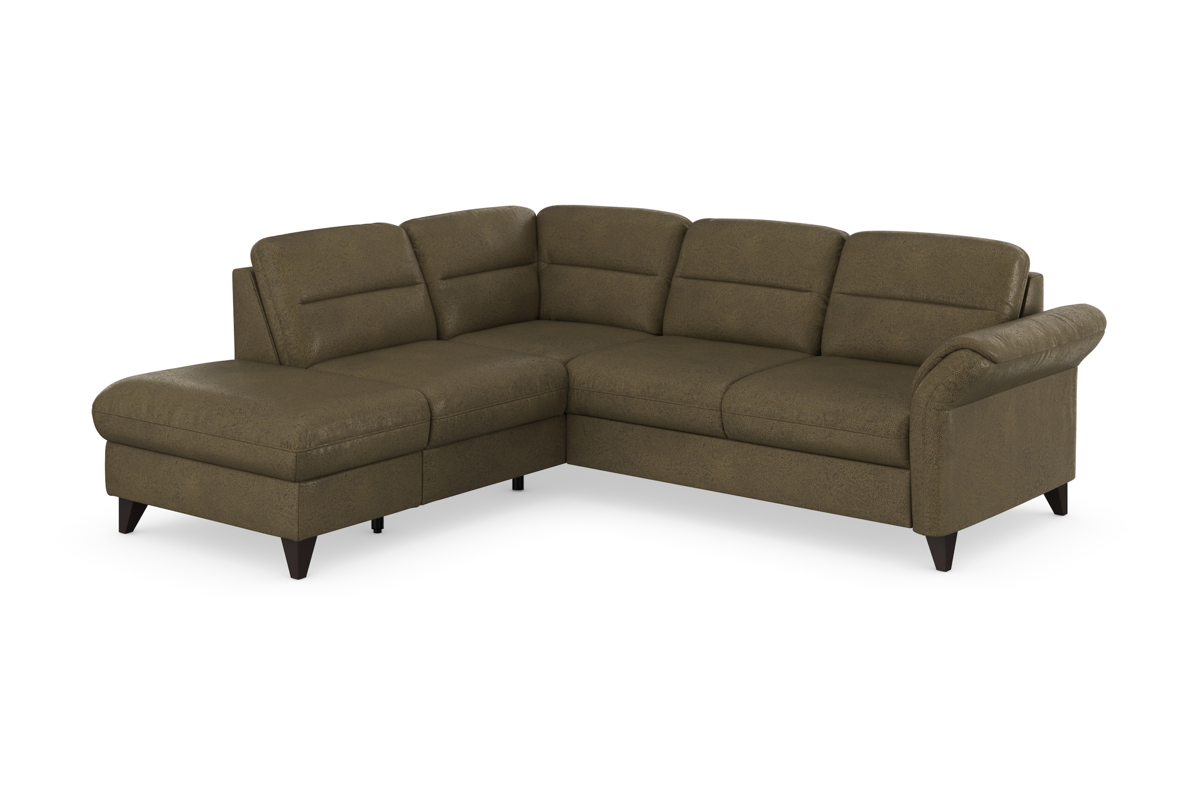 sit&more Ecksofa »Mellum L-Form«, Federkern, wahlweise mit Bettfunktion, Stauraum und Armteilfunktion