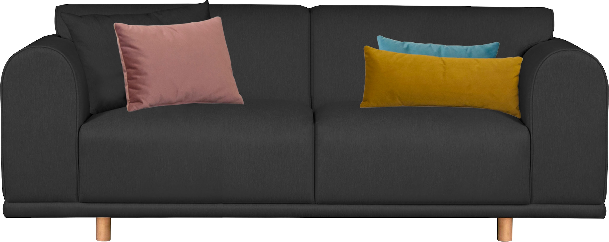 andas 2-Sitzer »Maroon«, in skandinavischem Design, mit losen Kissen