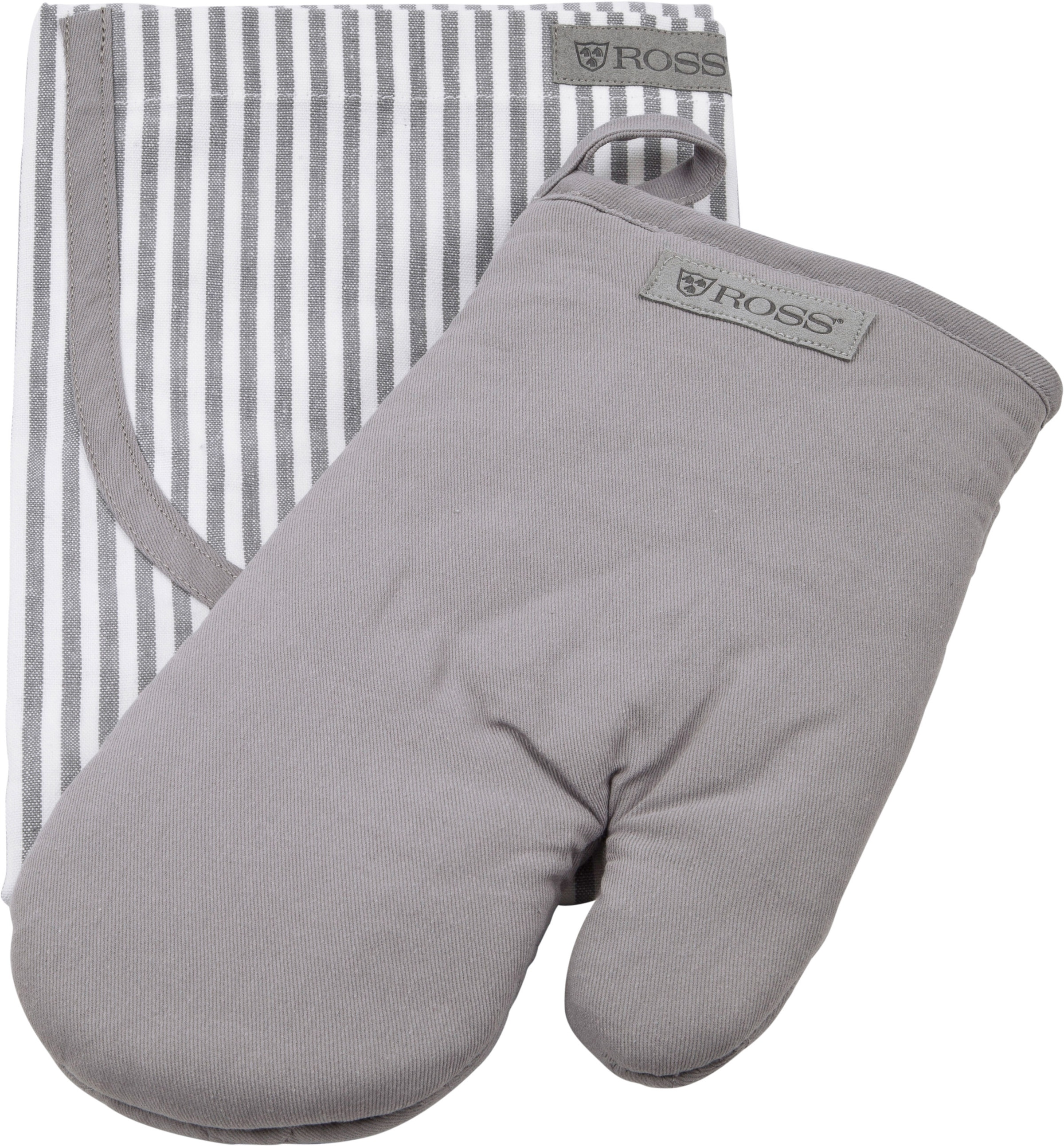 ROSS Grillhandschuhe "Exclusiv" inkl. Latzschürze, 100% Baumwolle günstig online kaufen