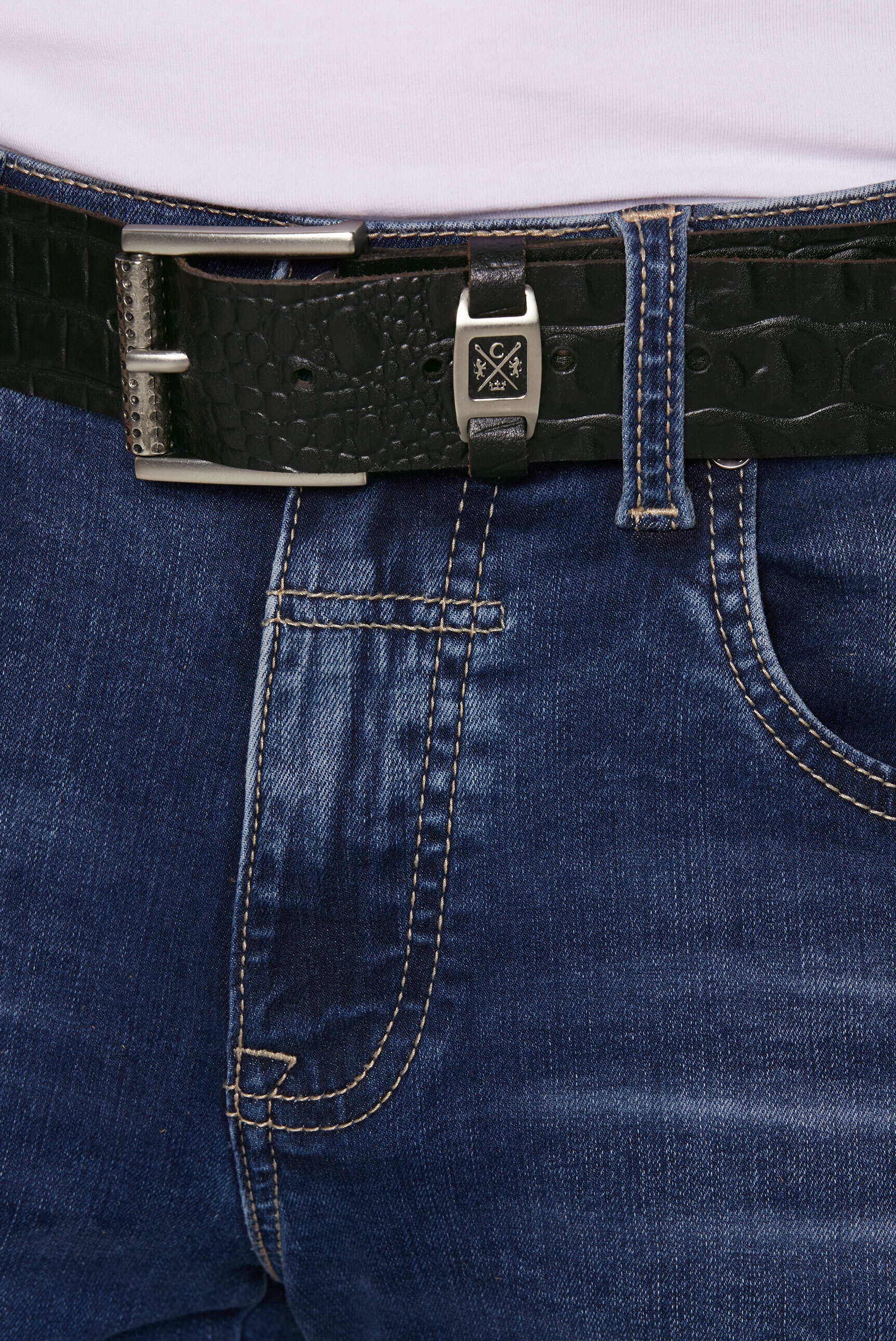 Thumbnail - CAMP DAVID Ledergürtel mit verstellbarer Weite