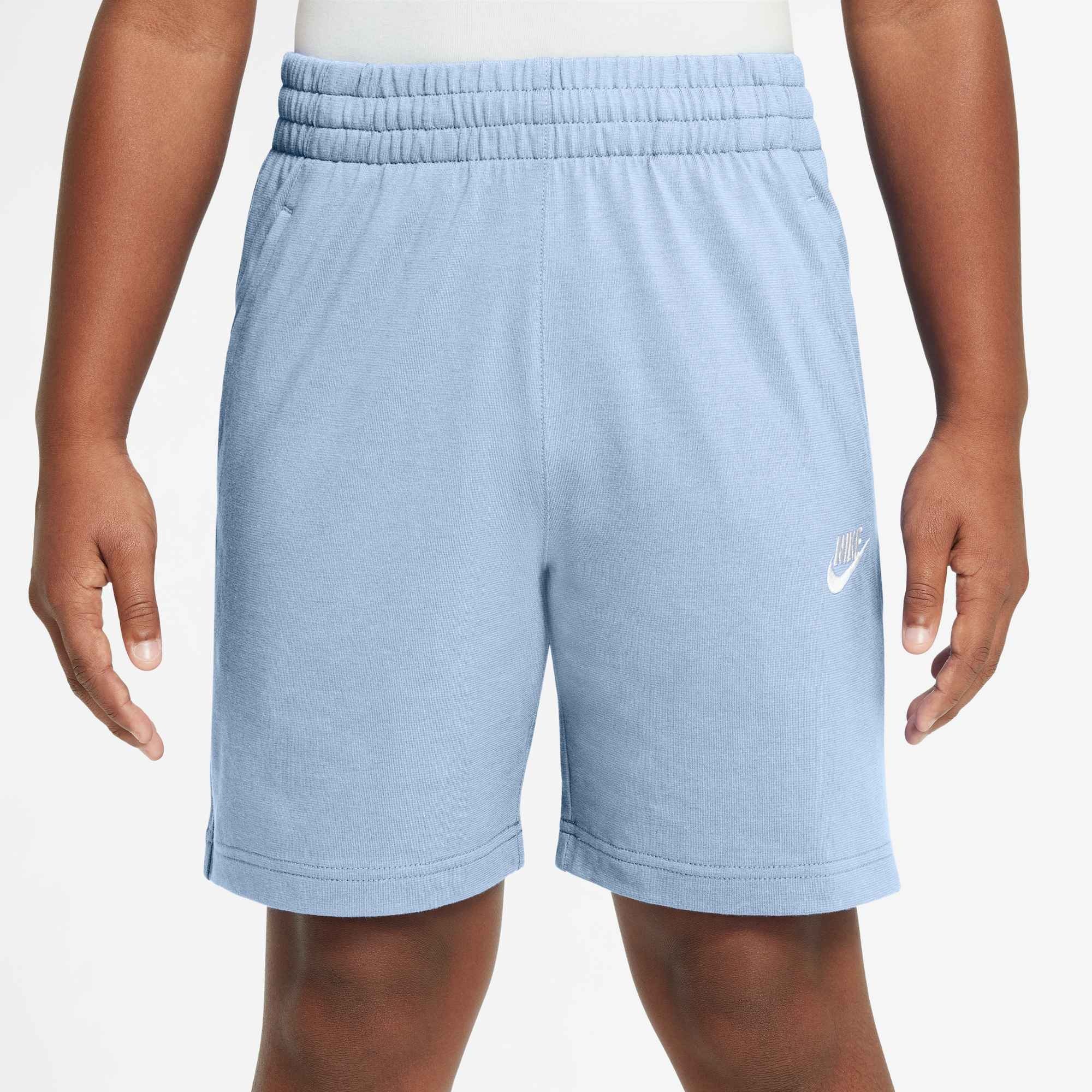 Nike Sportswear Trainingsshorts "K Nsw Club Knit Short 6IN Lbr" Aus Single Jersey, Elastischer Bund Mit Innenliegendem Kordelzug