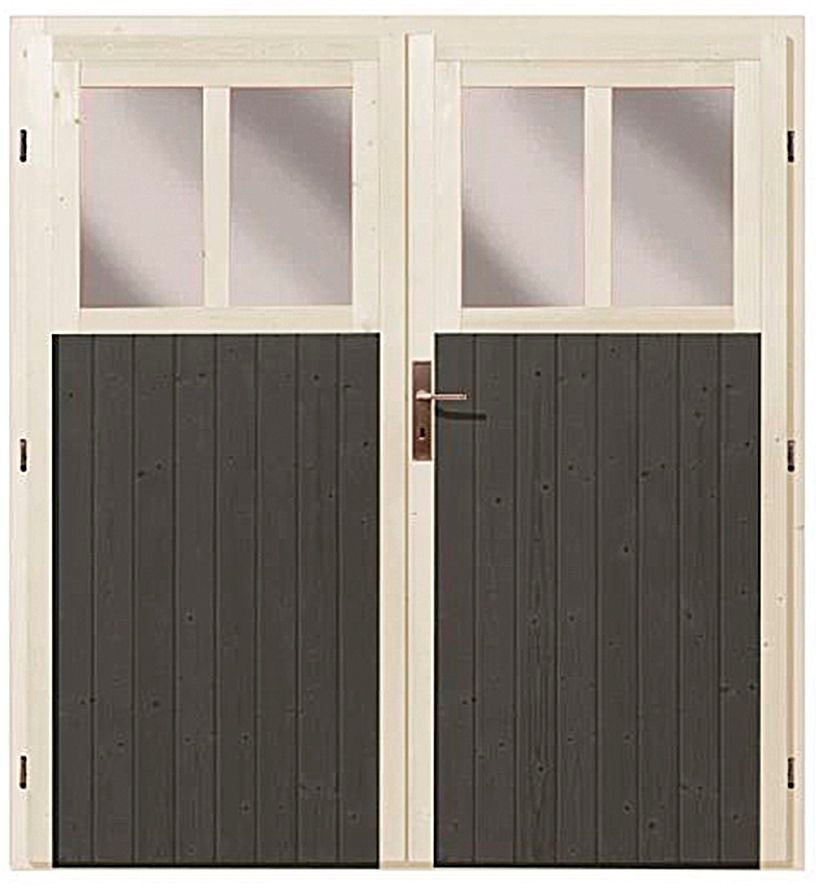 Karibu Gartenhaus »Bodensee 3«, naturbelassen oder terragrau