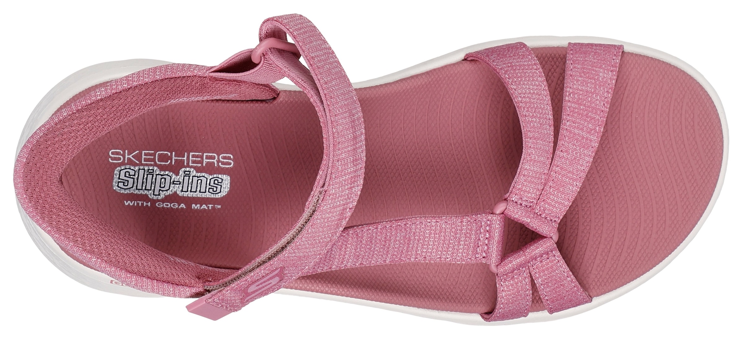 Skechers Sandale »GO WALK FLEX SANDAL-ILLUMINATE«, Sandalette, Trekking Sandale mit Gogo Mat Fußbett