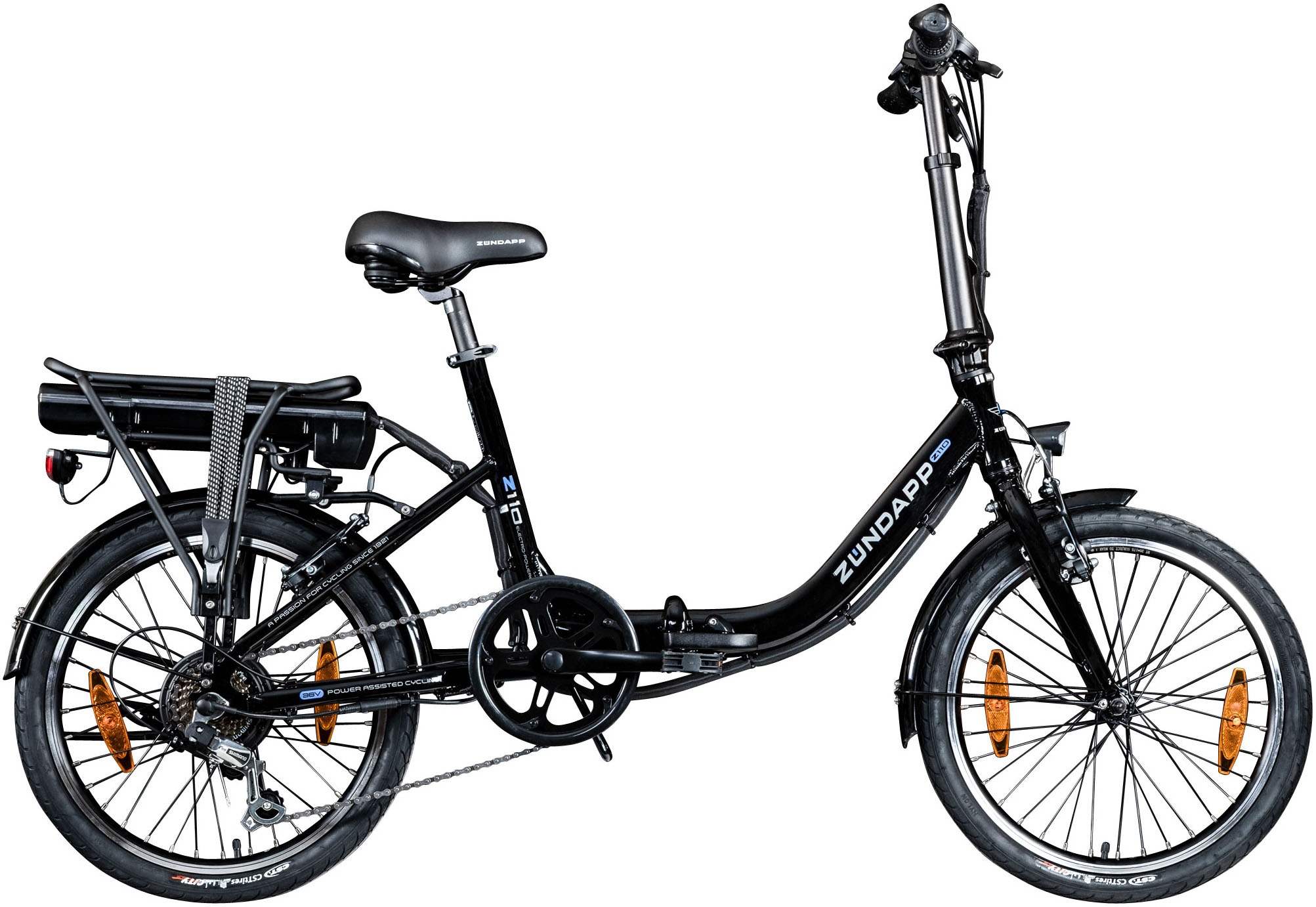 Zündapp E-Bike »Z110«, 7 Gang, Shimano, RD-TY21 Tourney, Heckmotor 250 W, Pedelec, Elektrofahrrad für Damen u. Herren