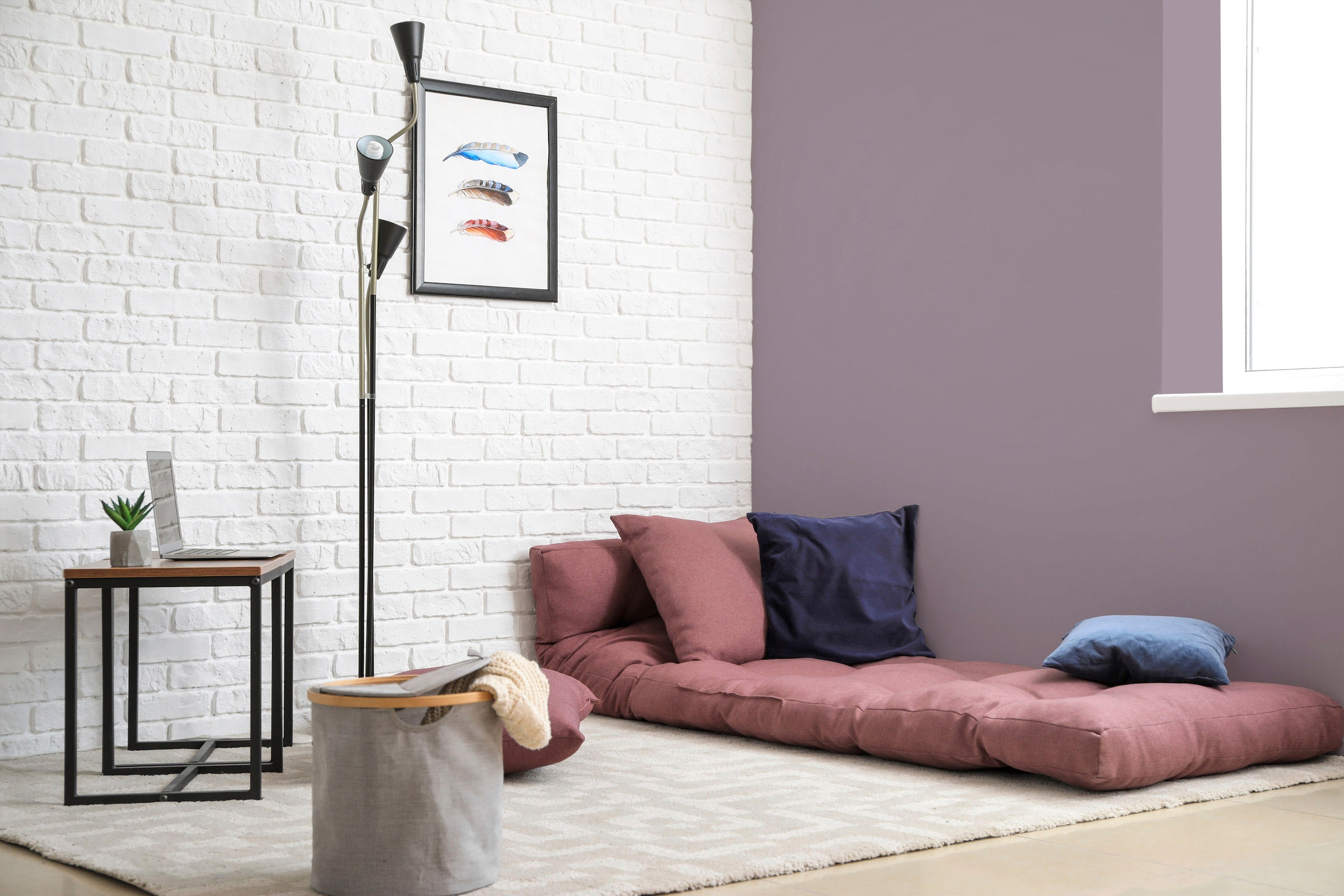 A.S. Création Wand- und Deckenfarbe »Seidenmatt Innenfarbe THE COLOR KITCHEN« für Wohnzimmer Schlafzimmer Flur Küche, versch. Lilatöne
