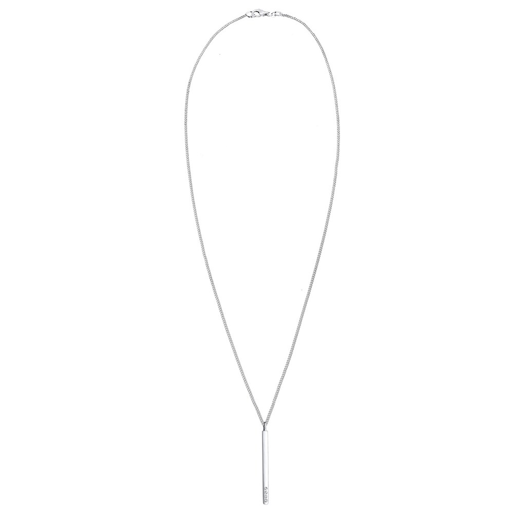 Elli Collierkettchen »Stab Geo Kristalle 925 Sterling Silber«