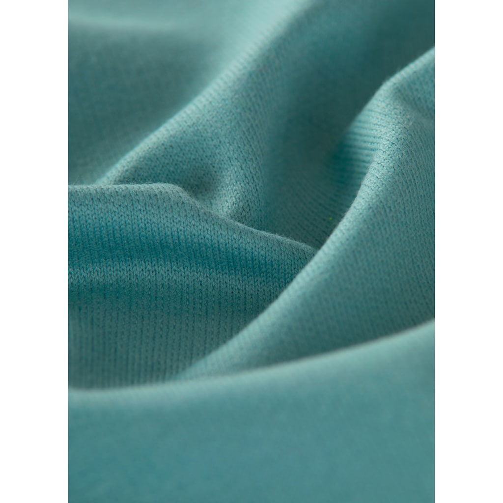 Trigema Sweatshirt »TRIGEMA Kapuzenpullover mit QR-Code-Muster«