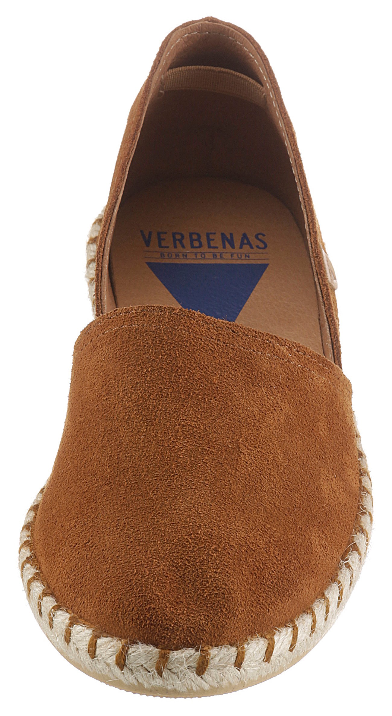 VERBENAS Espadrille, Schlupfschuh, Sommerschuh, Loafer mit typischem Jute-Rahmen